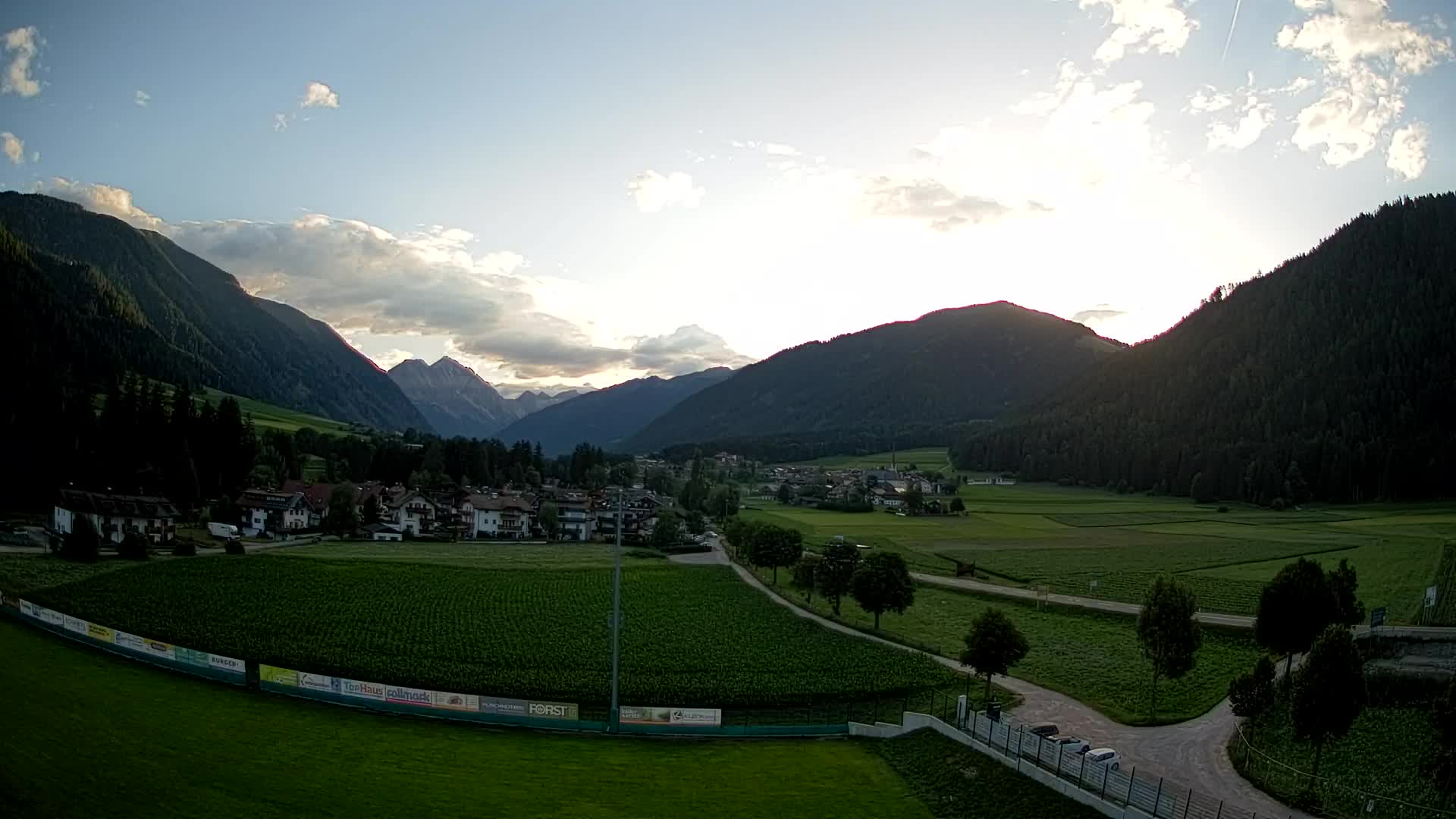 Webcam Niederrasen / Kronplatz – Vista en directo desde el Valle de Anterselva