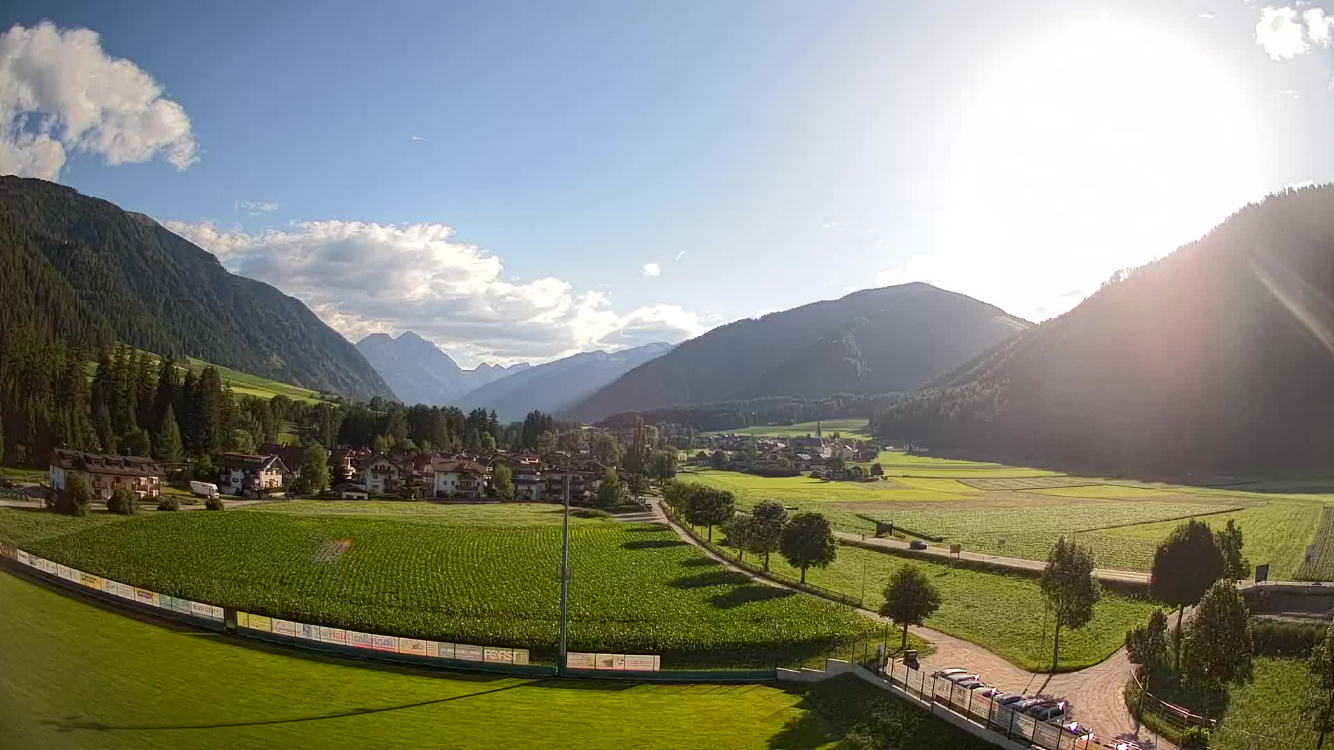 Webcam Niederrasen / Kronplatz – Vista en directo desde el Valle de Anterselva