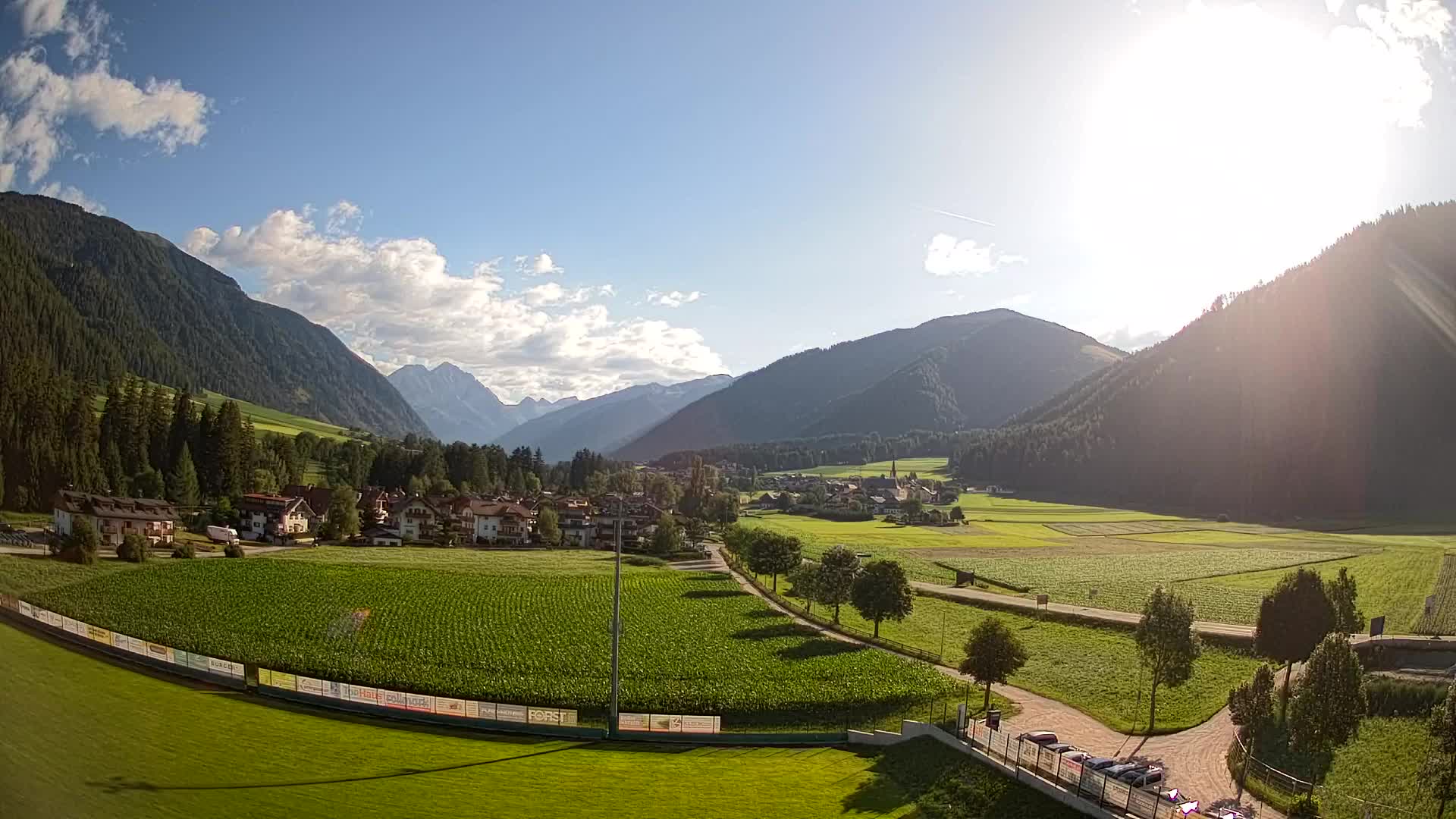 Webcam Niederrasen / Kronplatz – Vista en directo desde el Valle de Anterselva