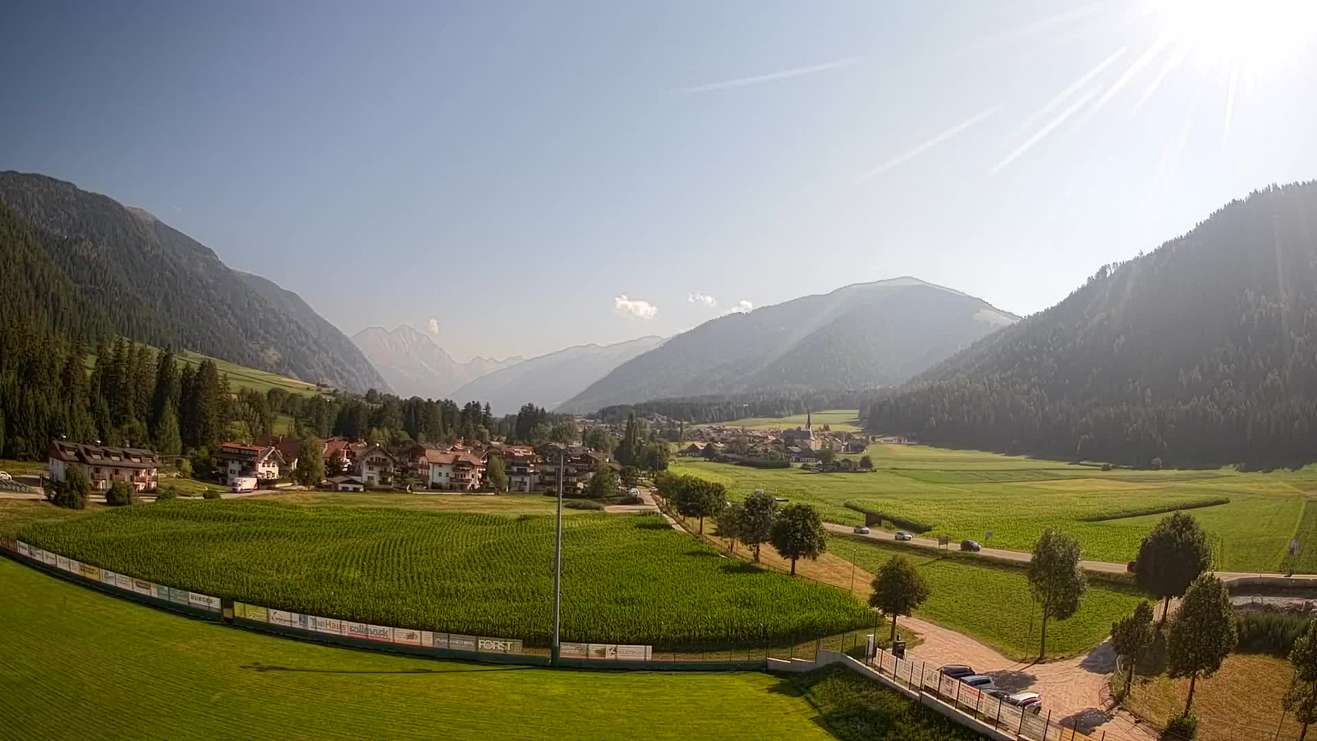 Webcam Rasun di Sotto / Plan de Corones – Vista live dalla Val Anterselva