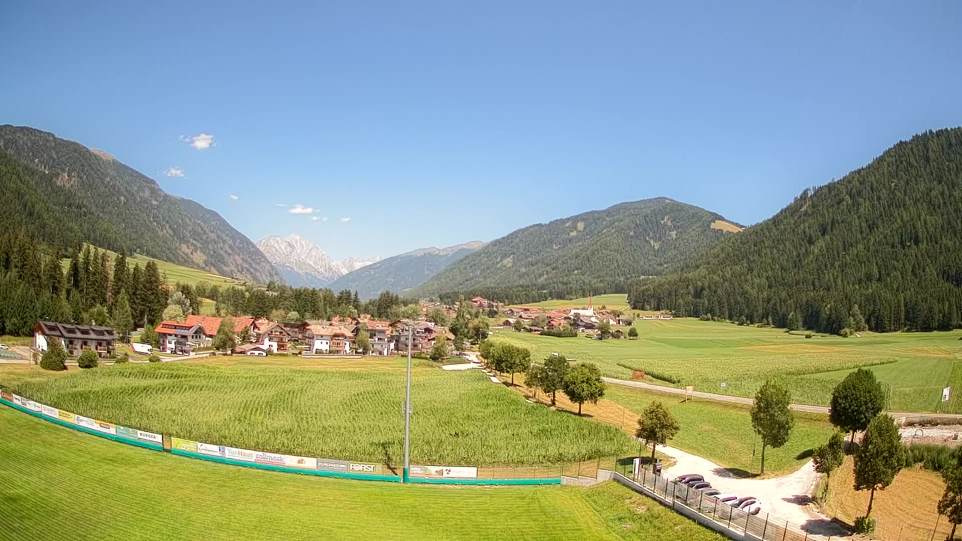 Webcam Rasun di Sotto / Plan de Corones – Vista live dalla Val Anterselva