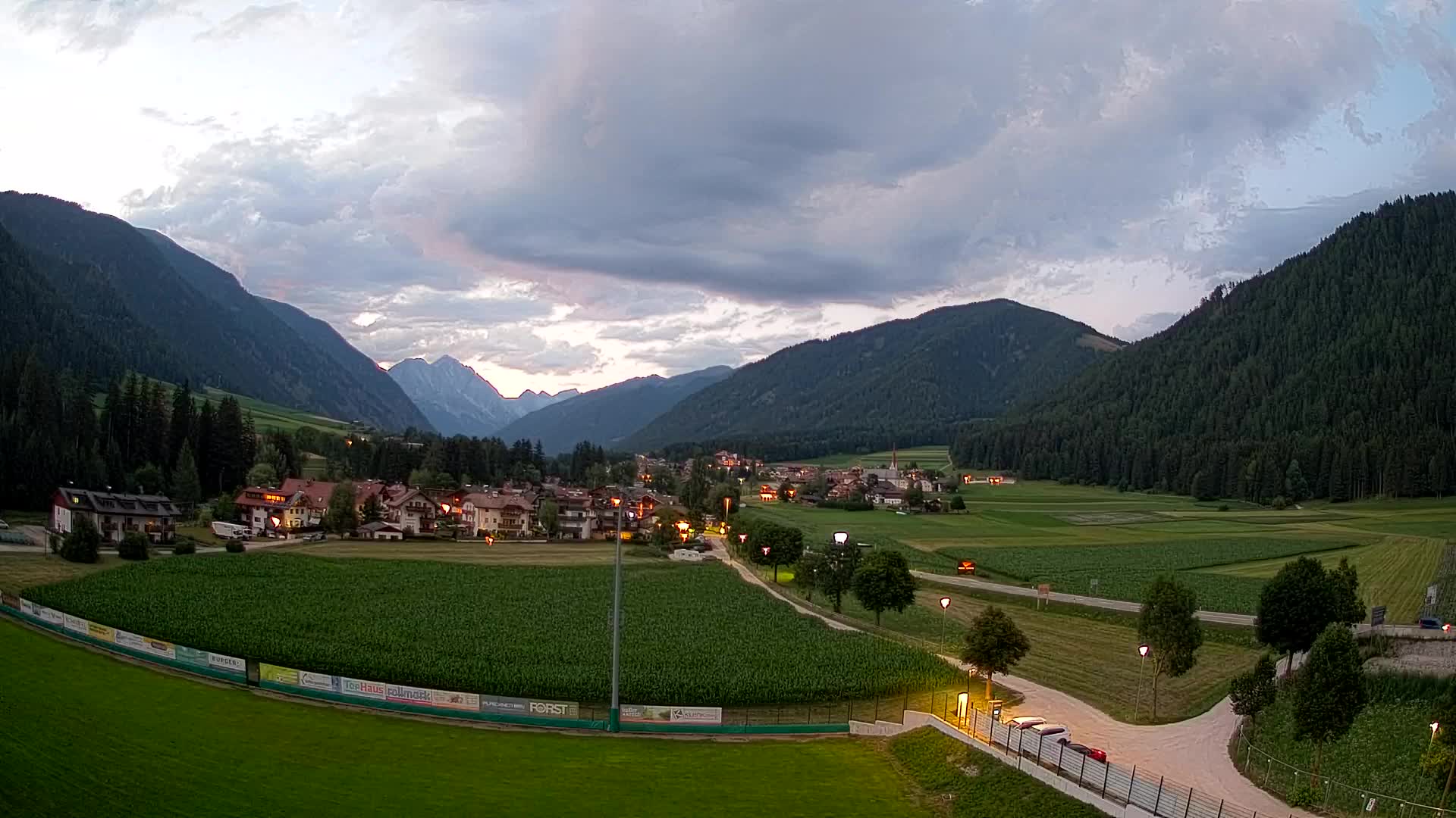 Webcam Rasun di Sotto / Plan de Corones – Vista live dalla Val Anterselva