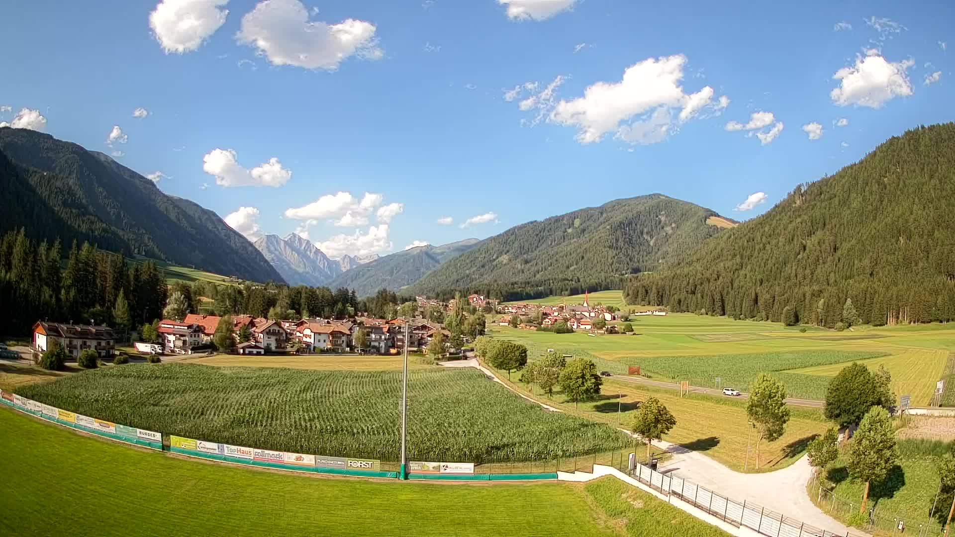 Webcam Rasun di Sotto / Plan de Corones – Vista live dalla Val Anterselva