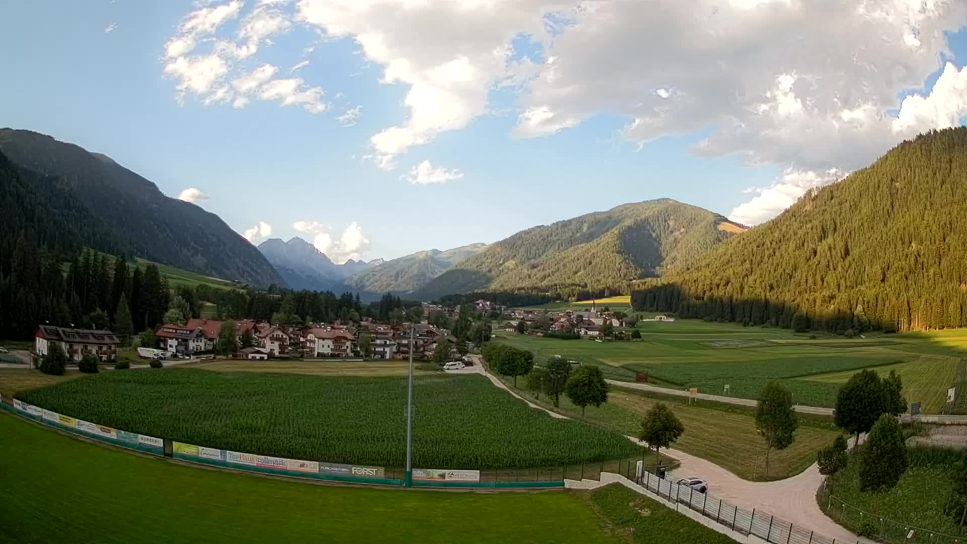 Webcam Rasun di Sotto / Plan de Corones – Vista live dalla Val Anterselva