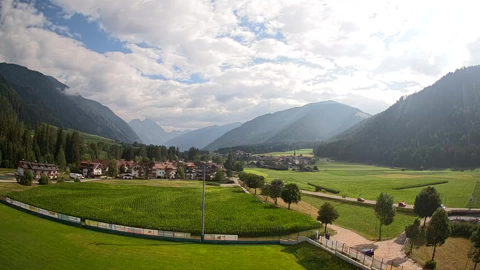 Webcam Rasun di Sotto / Plan de Corones – Vista live dalla Val Anterselva