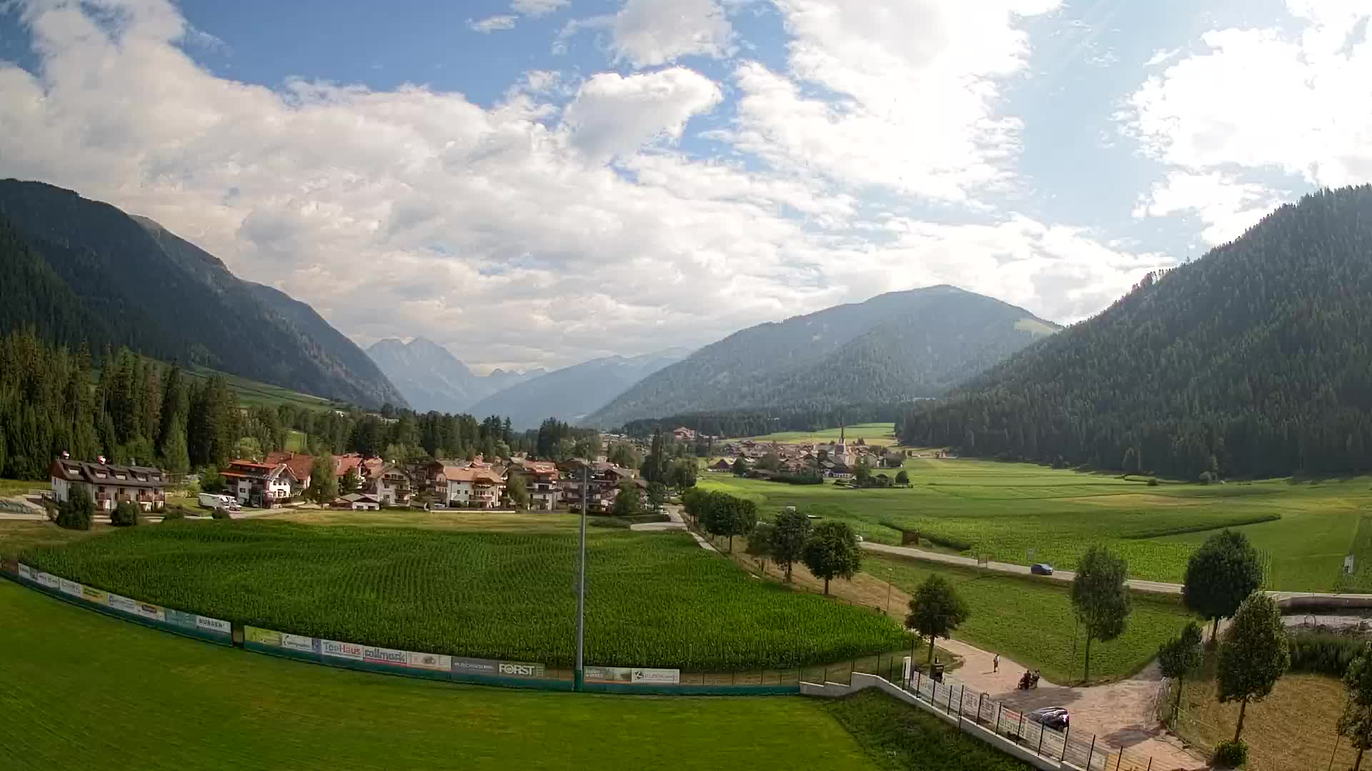 Webcam Rasun di Sotto / Plan de Corones – Vista live dalla Val Anterselva
