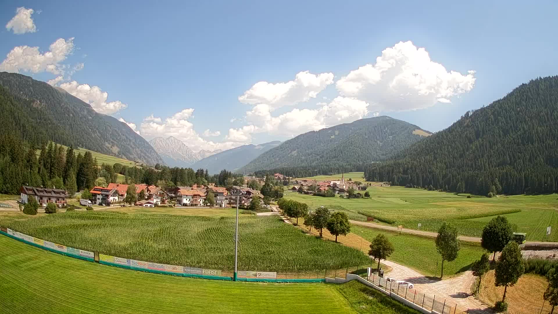 Webcam Rasun di Sotto / Plan de Corones – Vista live dalla Val Anterselva