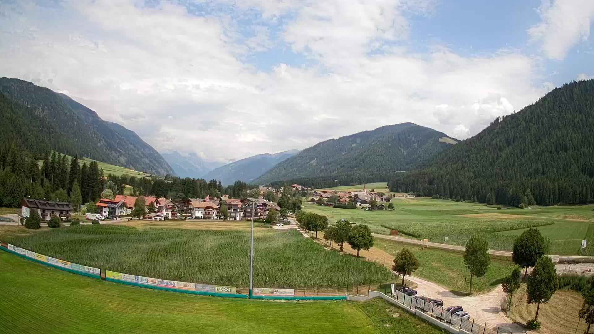Webcam Rasun di Sotto / Plan de Corones – Vista live dalla Val Anterselva
