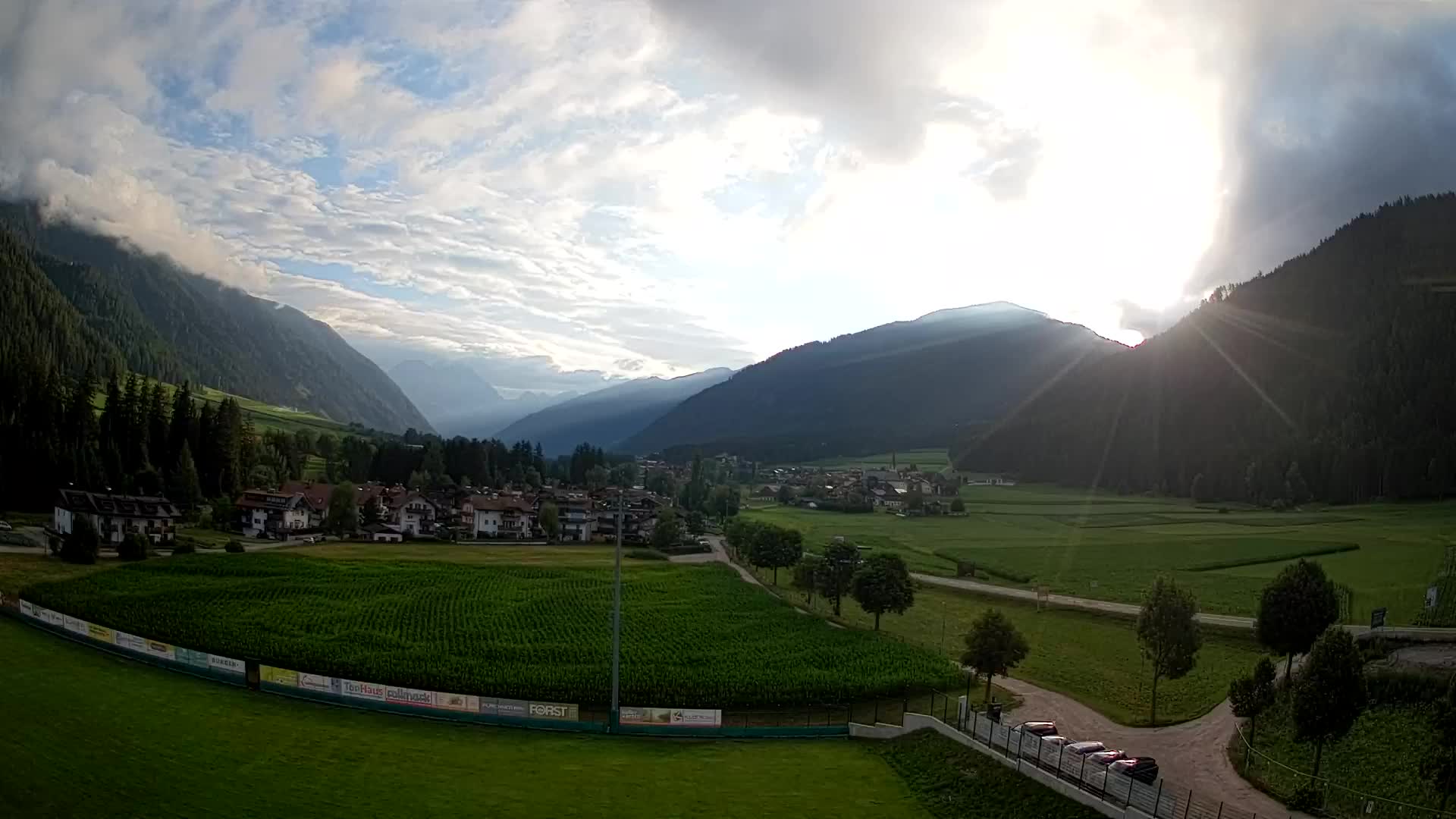 Webcam Rasun di Sotto / Plan de Corones – Vista live dalla Val Anterselva