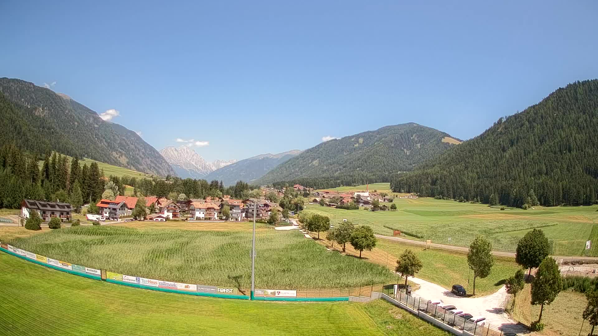Webcam Rasun di Sotto / Plan de Corones – Vista live dalla Val Anterselva