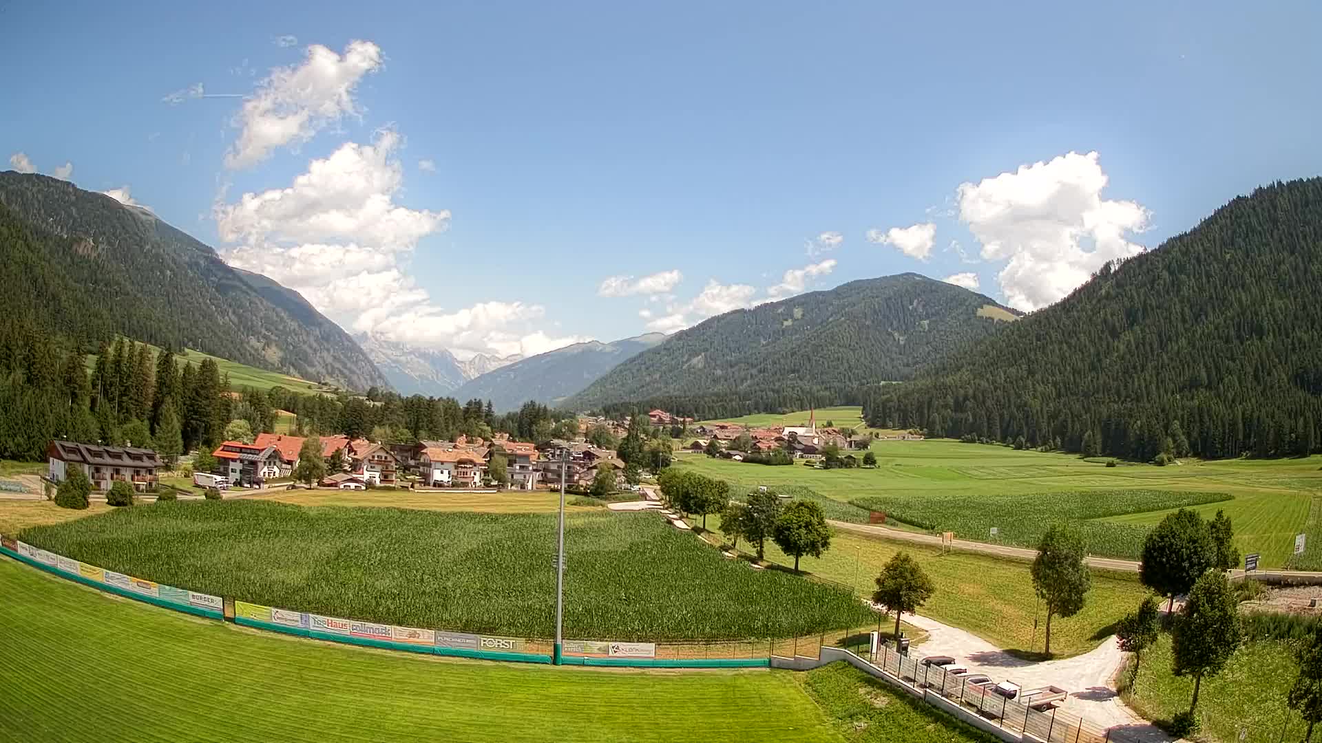 Webcam Rasun di Sotto / Plan de Corones – Vista live dalla Val Anterselva
