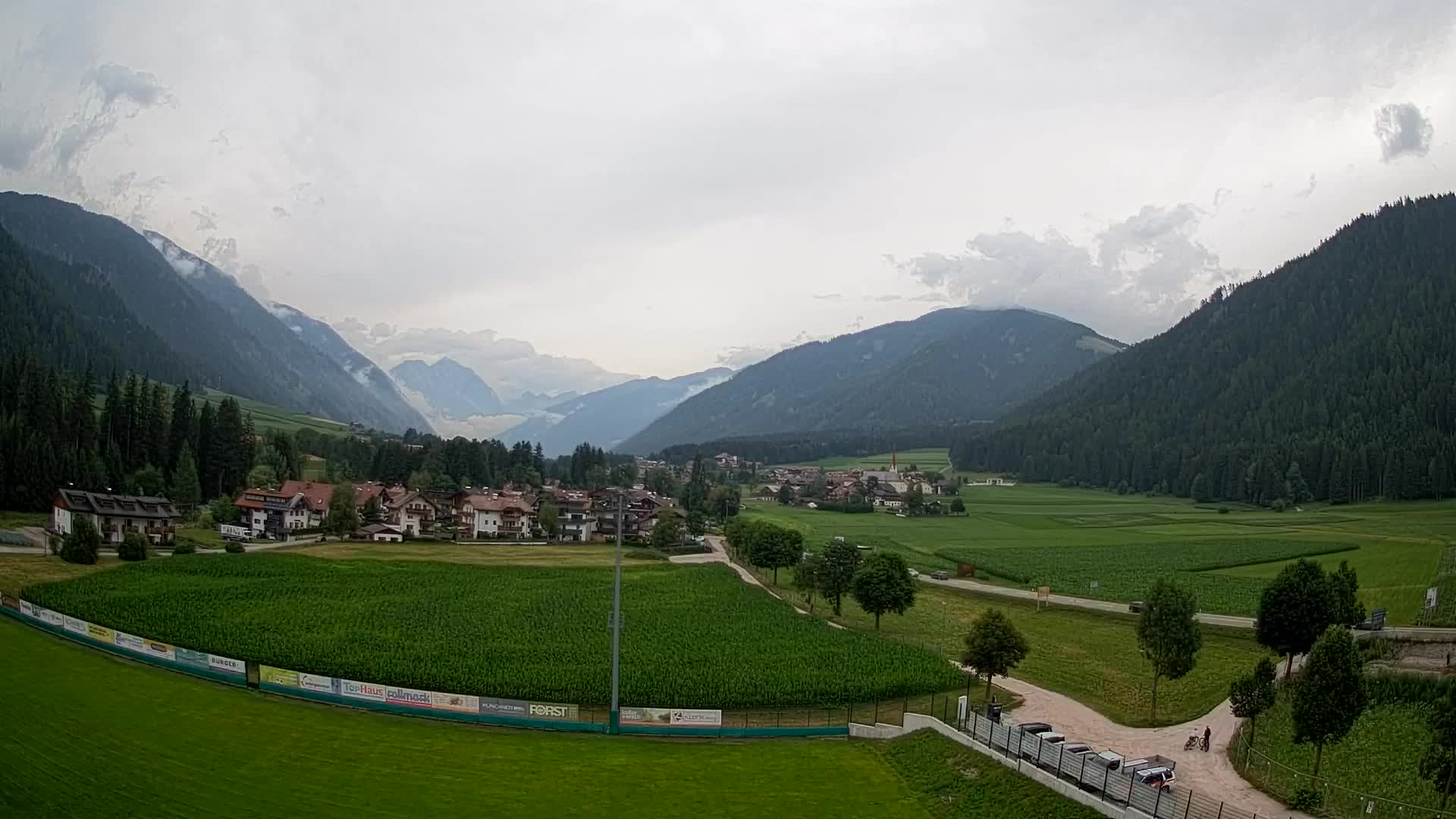 Webcam Rasun di Sotto / Plan de Corones – Vista live dalla Val Anterselva