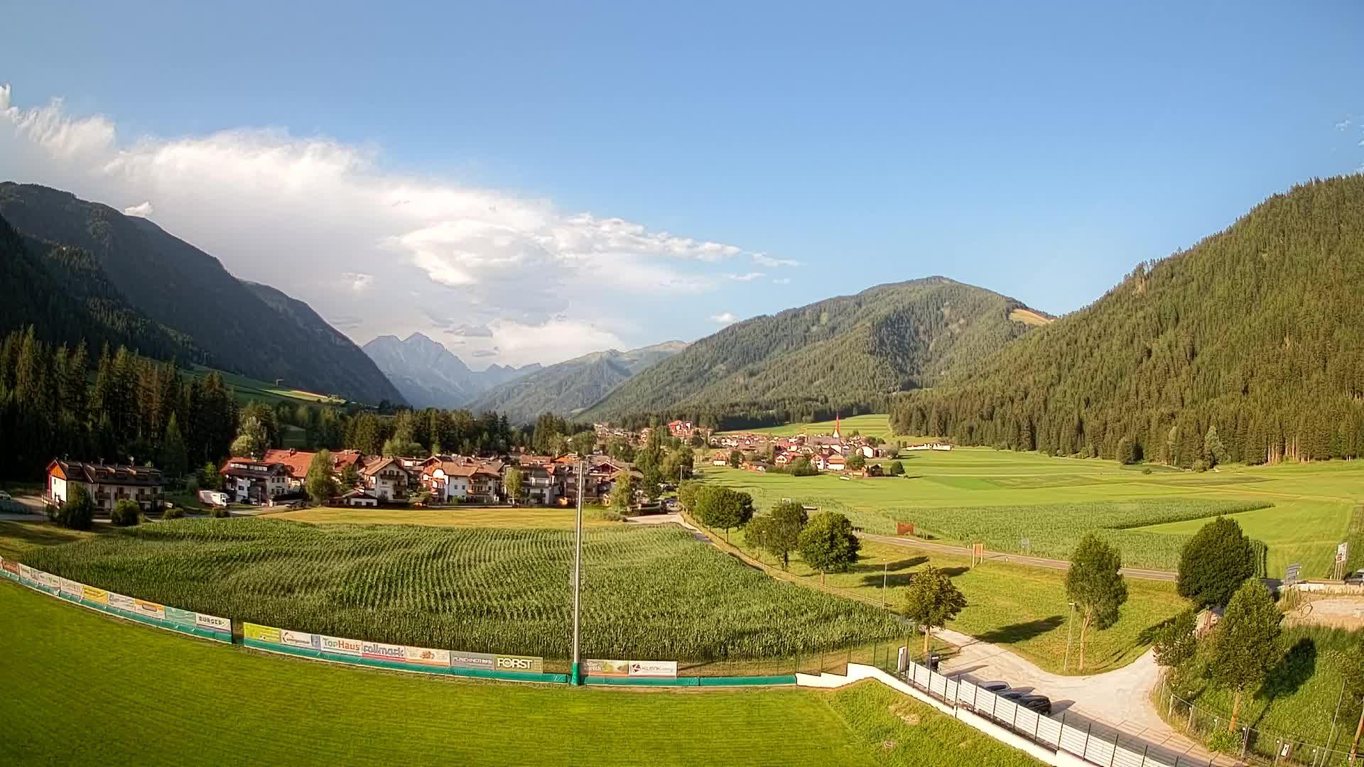 Webcam Rasun di Sotto / Plan de Corones – Vista live dalla Val Anterselva