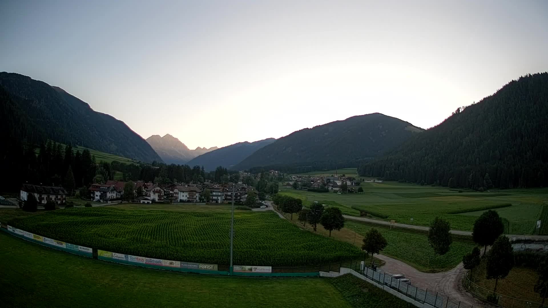 Webcam Niederrasen / Kronplatz – Vista en directo desde el Valle de Anterselva