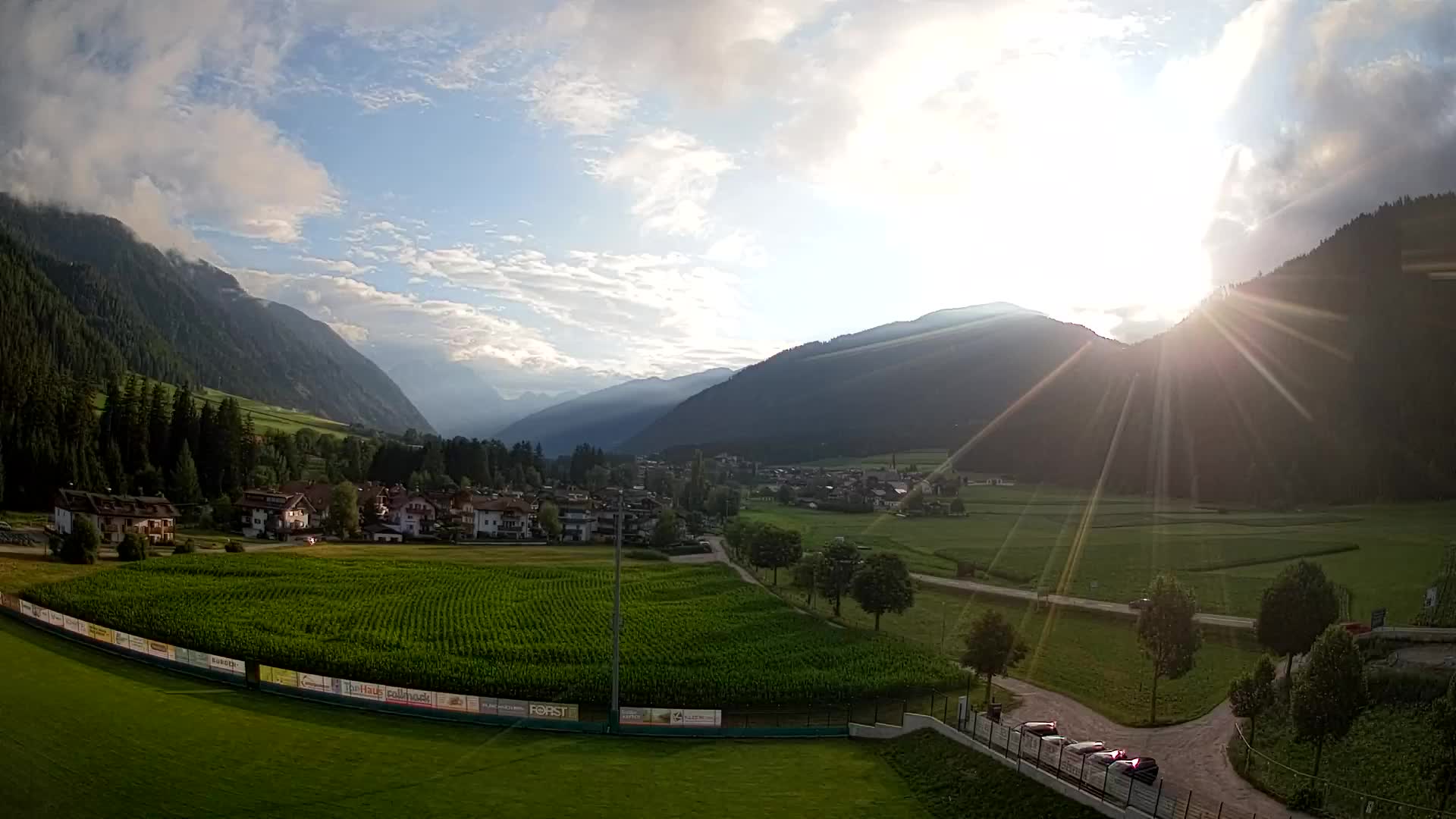 Webcam Rasun di Sotto / Plan de Corones – Vista live dalla Val Anterselva