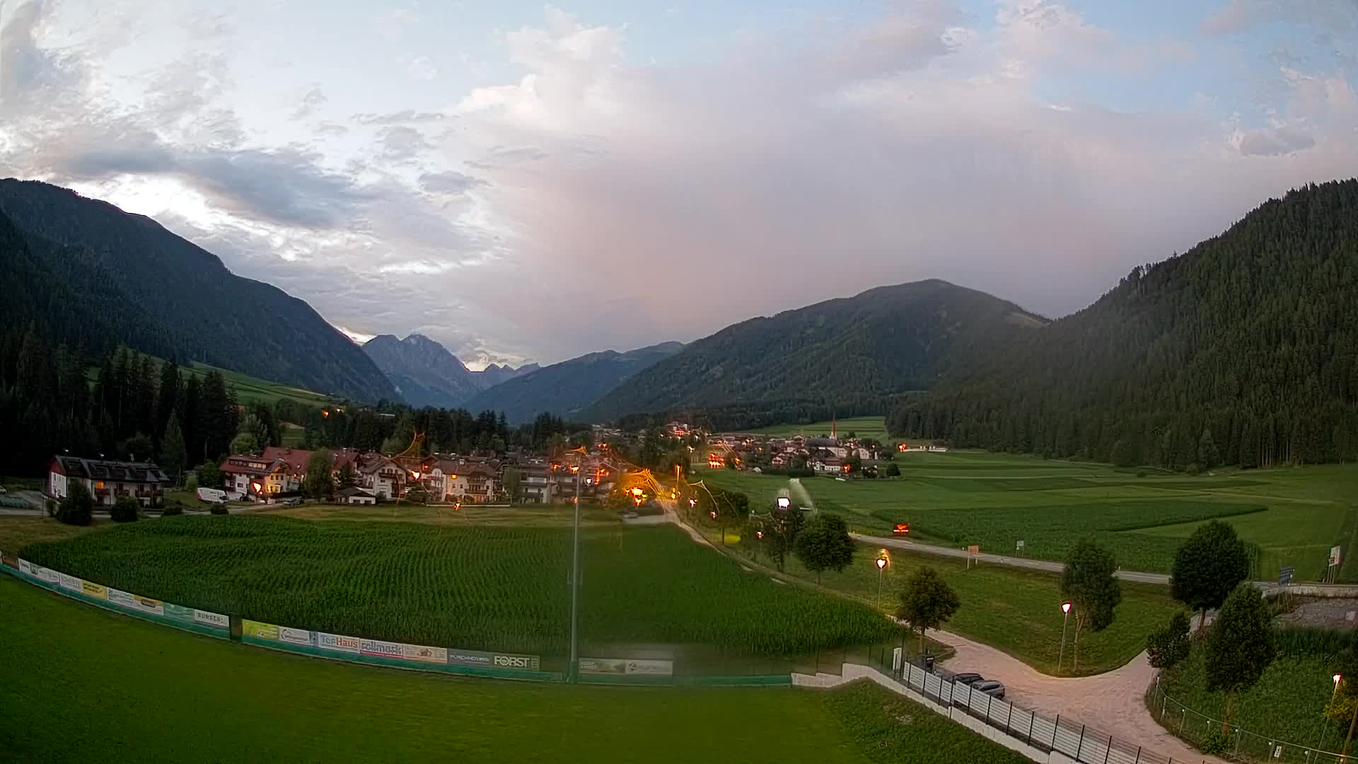 Webcam Niederrasen / Kronplatz – Vista en directo desde el Valle de Anterselva
