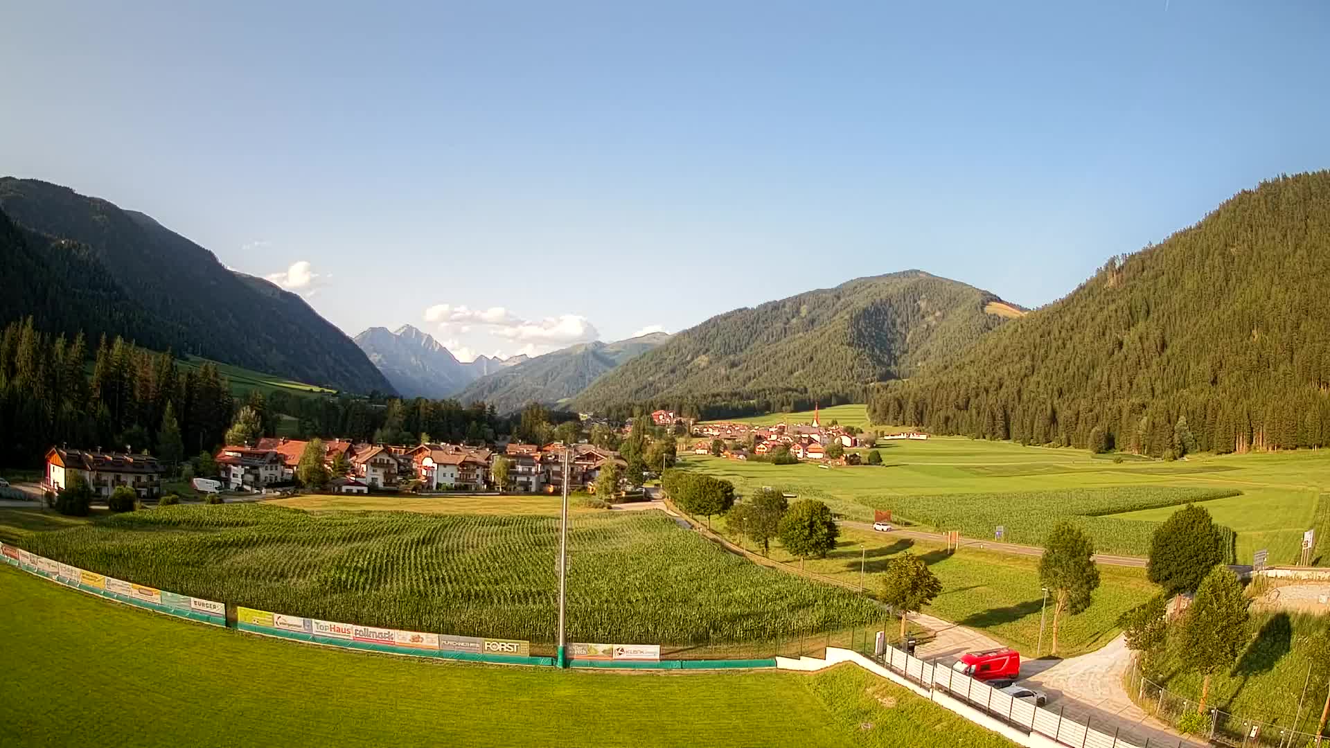 Webcam Rasun di Sotto / Plan de Corones – Vista live dalla Val Anterselva