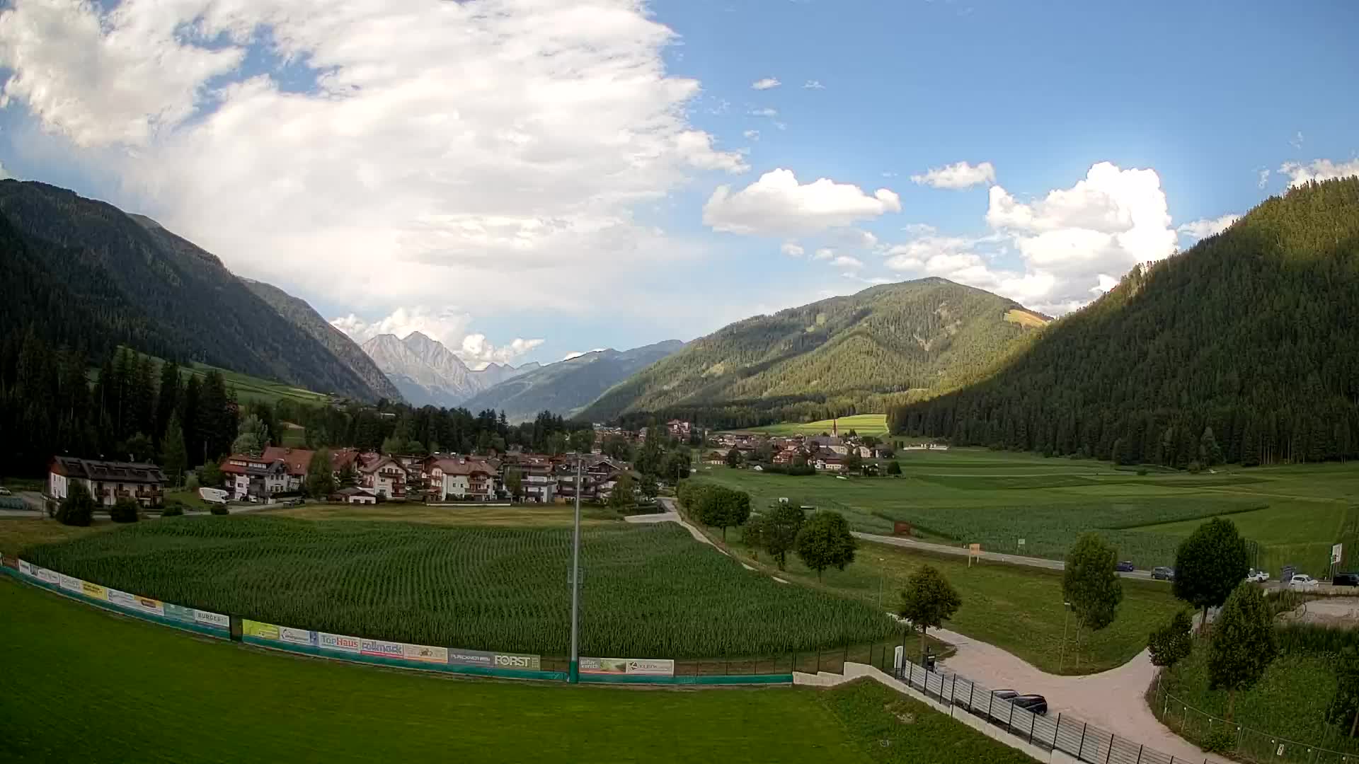 Webcam Niederrasen / Kronplatz – Vista en directo desde el Valle de Anterselva