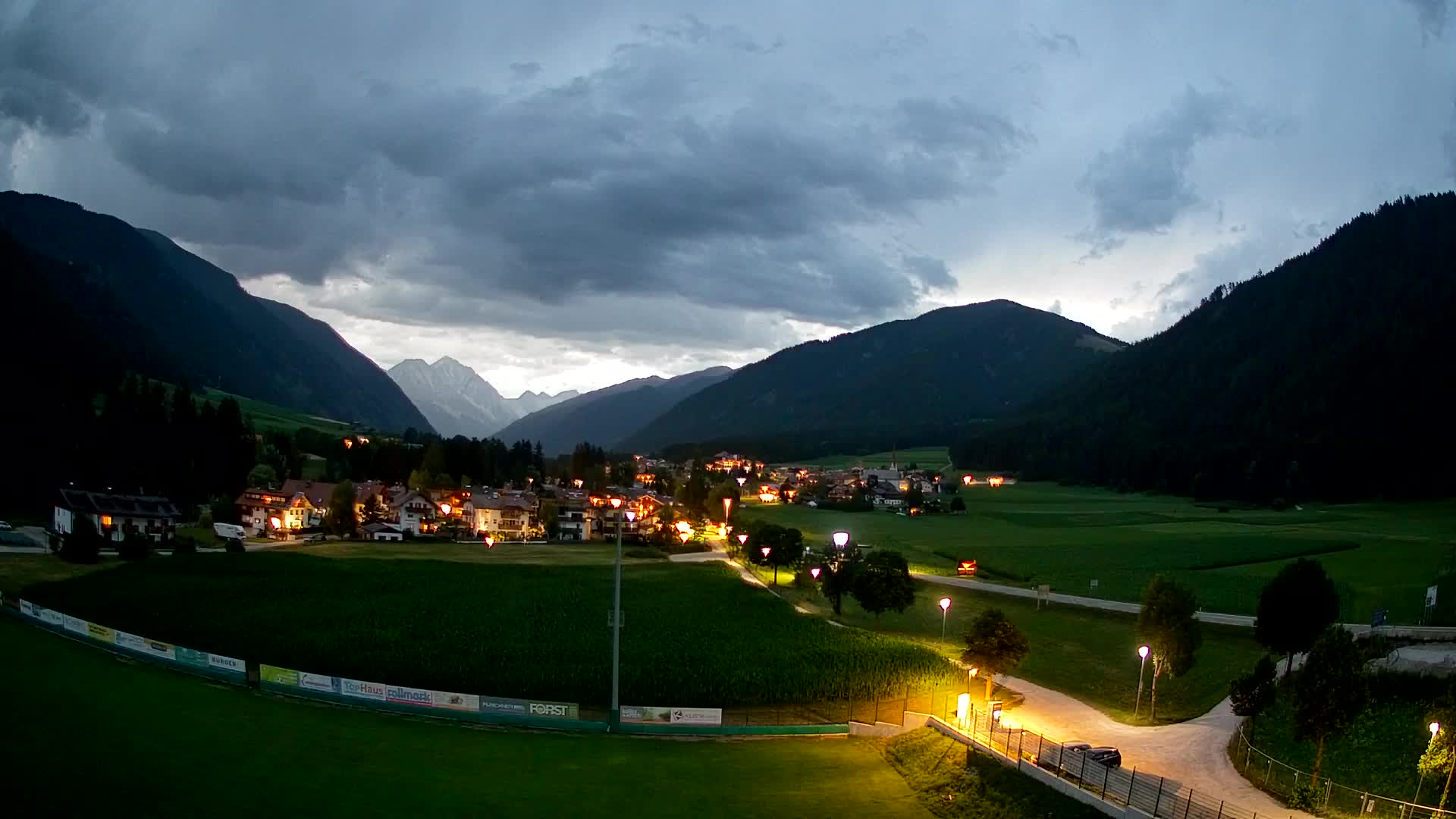Webcam Niederrasen / Kronplatz – Vista en directo desde el Valle de Anterselva