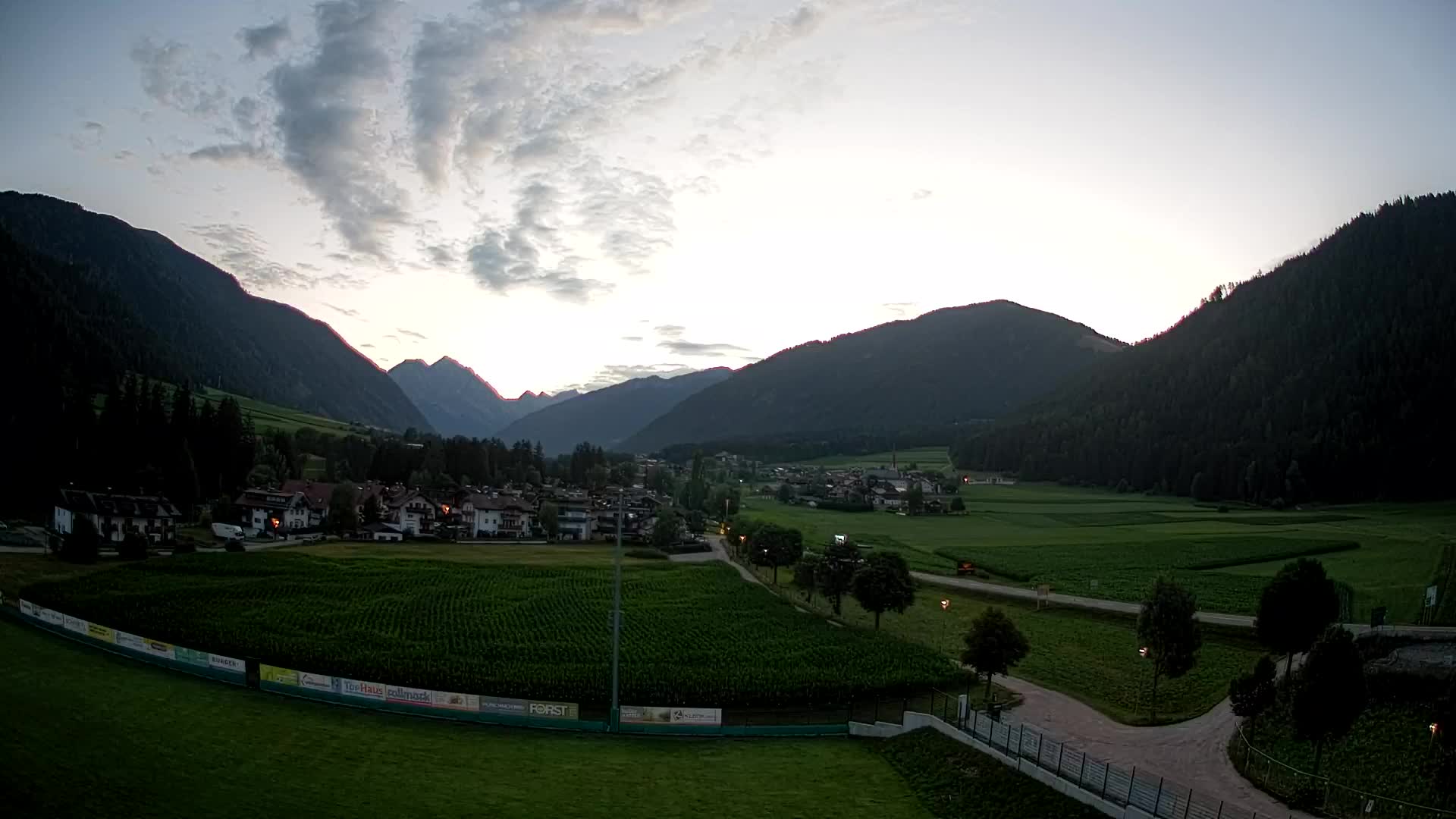 Webcam Niederrasen / Kronplatz – Vista en directo desde el Valle de Anterselva