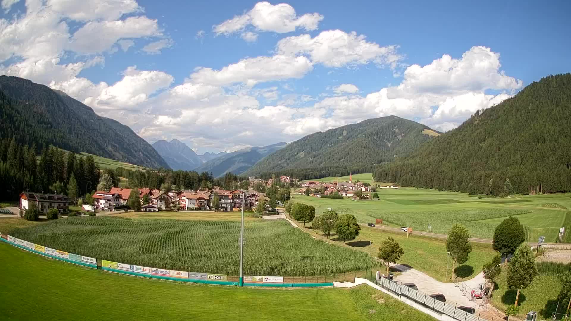Webcam Rasun di Sotto / Plan de Corones – Vista live dalla Val Anterselva