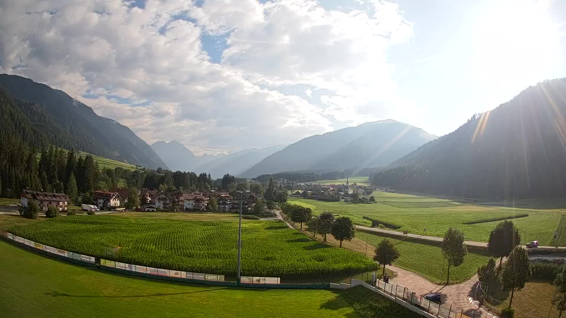 Webcam Rasun di Sotto / Plan de Corones – Vista live dalla Val Anterselva