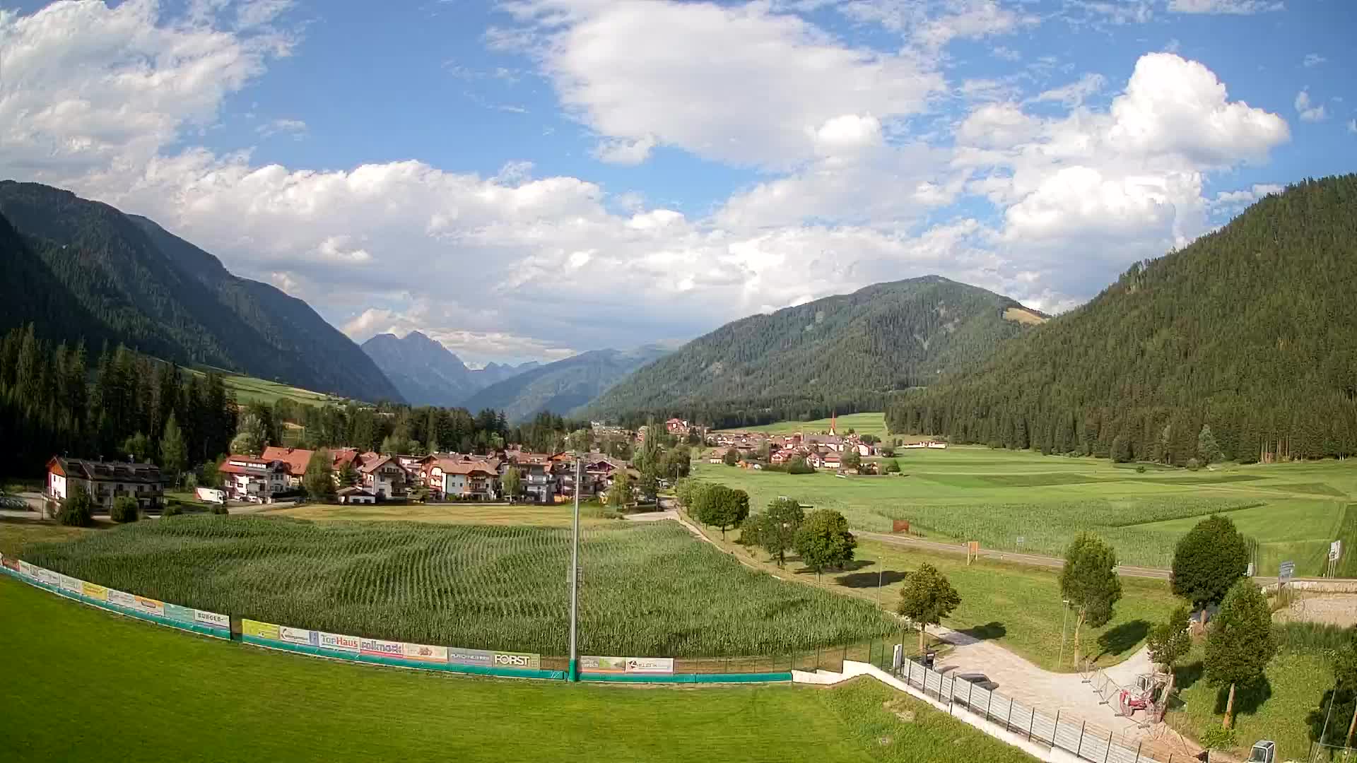 Webcam Rasun di Sotto / Plan de Corones – Vista live dalla Val Anterselva