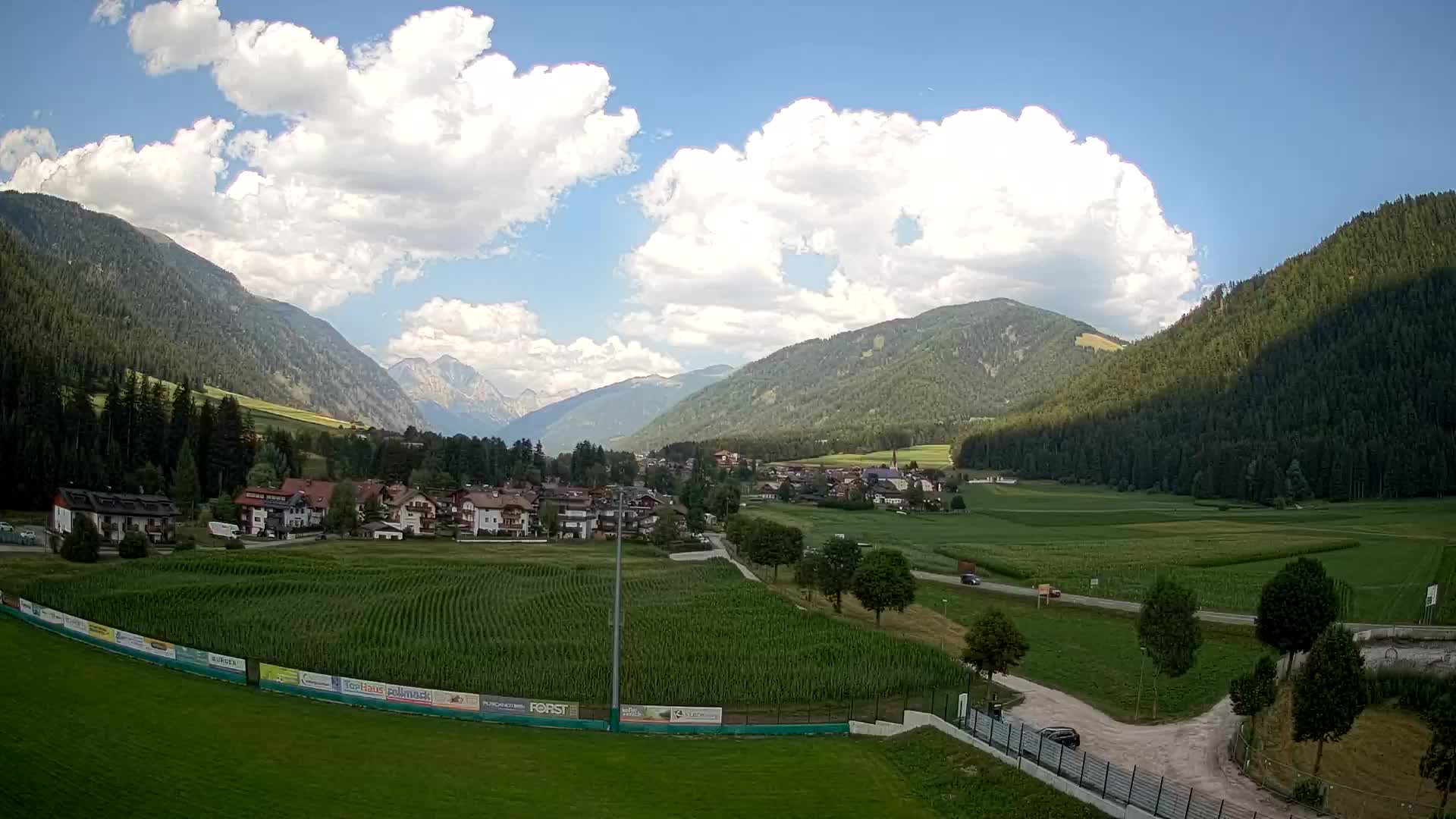 Webcam Rasun di Sotto / Plan de Corones – Vista live dalla Val Anterselva