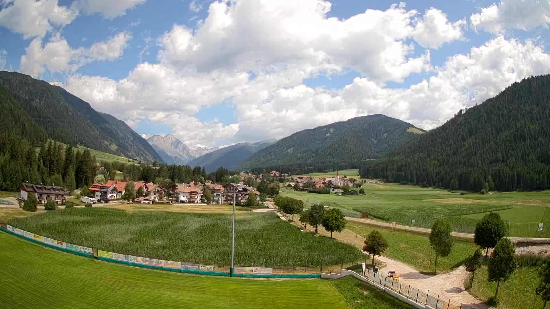 Webcam Rasun di Sotto / Plan de Corones – Vista live dalla Val Anterselva