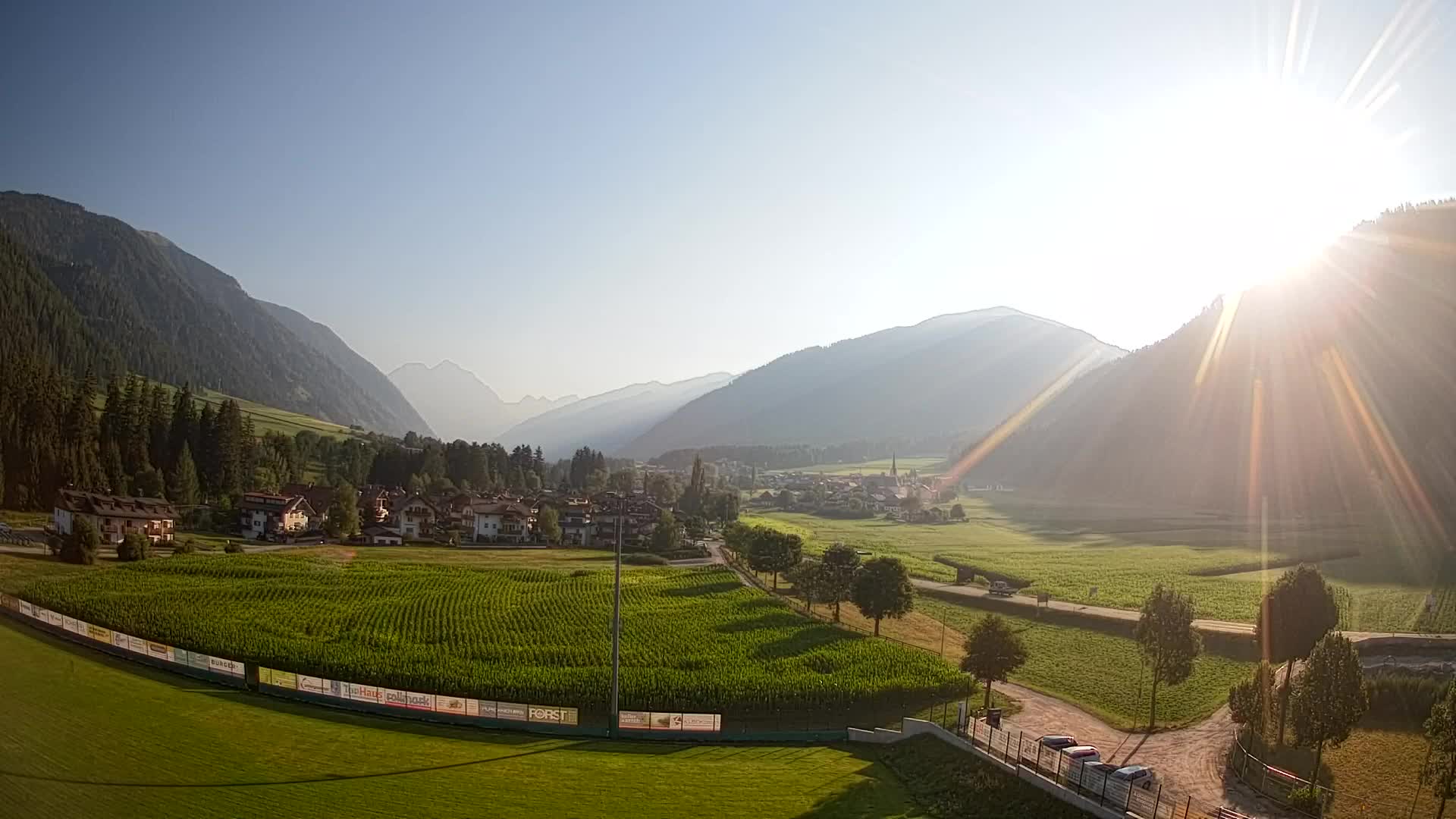 Webcam Rasun di Sotto / Plan de Corones – Vista live dalla Val Anterselva