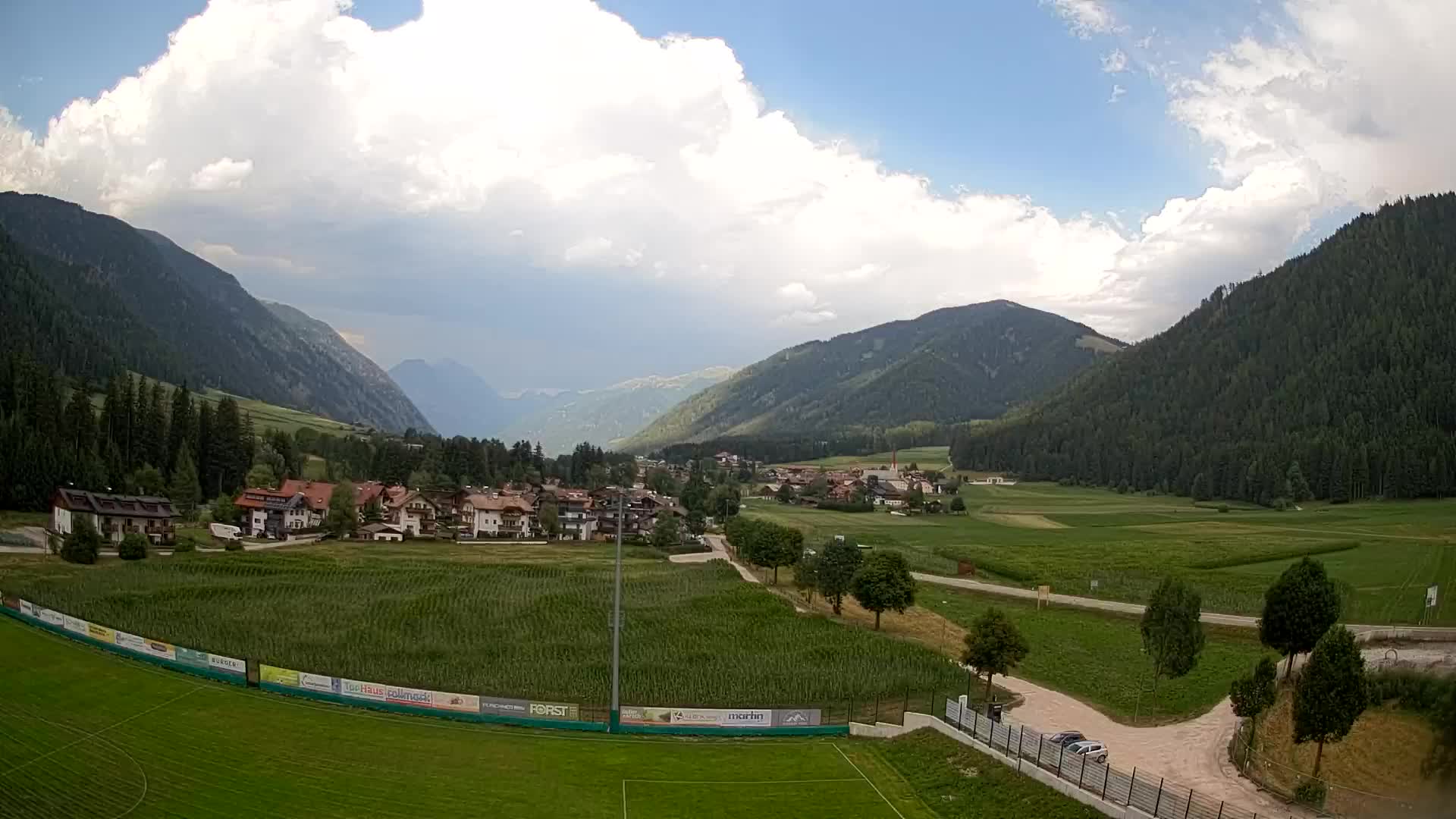 Webcam Rasun di Sotto / Plan de Corones – Vista live dalla Val Anterselva