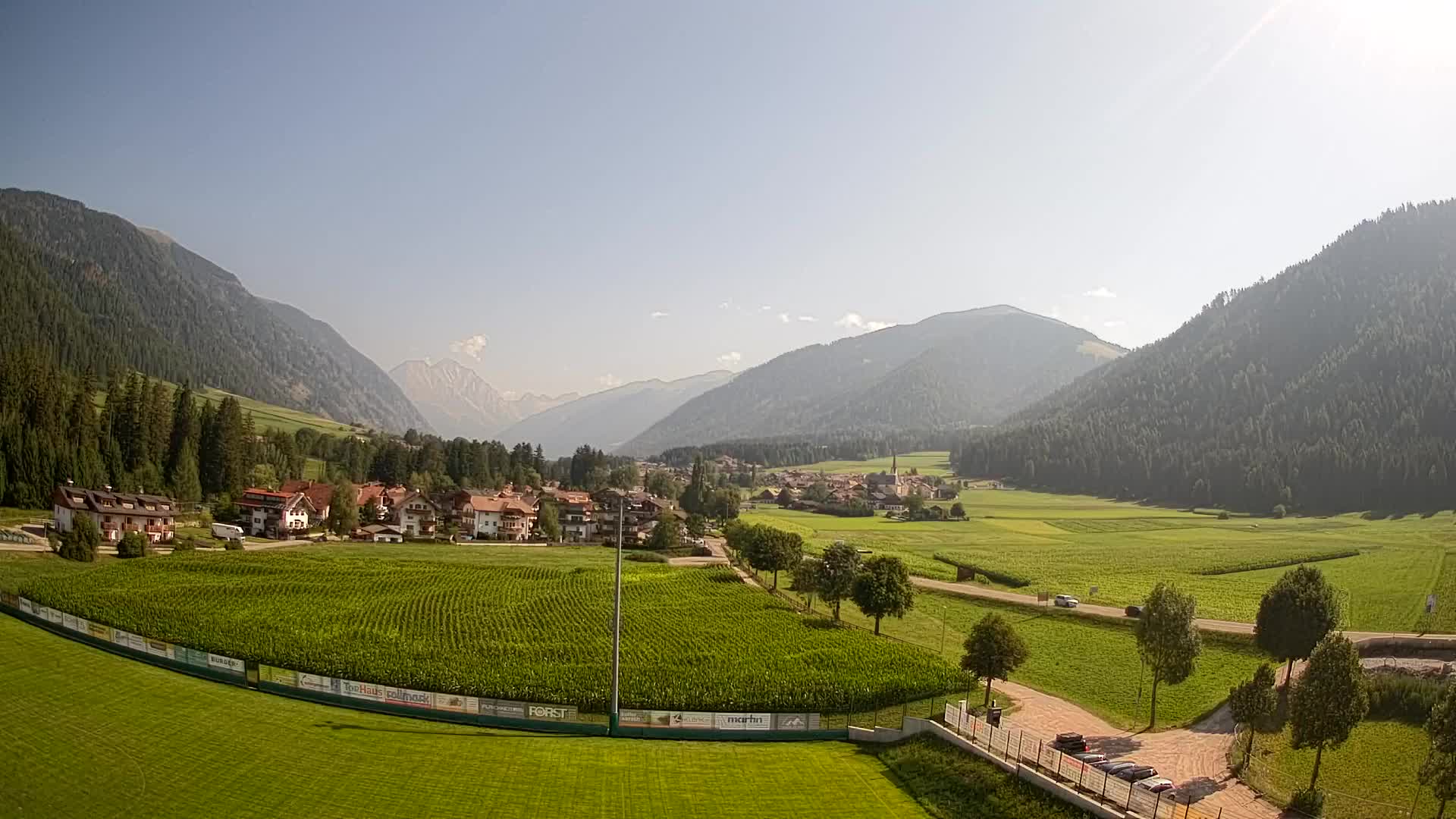 Webcam Rasun di Sotto / Plan de Corones – Vista live dalla Val Anterselva