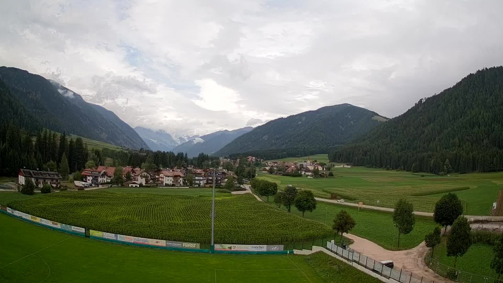 Webcam Rasun di Sotto / Plan de Corones – Vista live dalla Val Anterselva