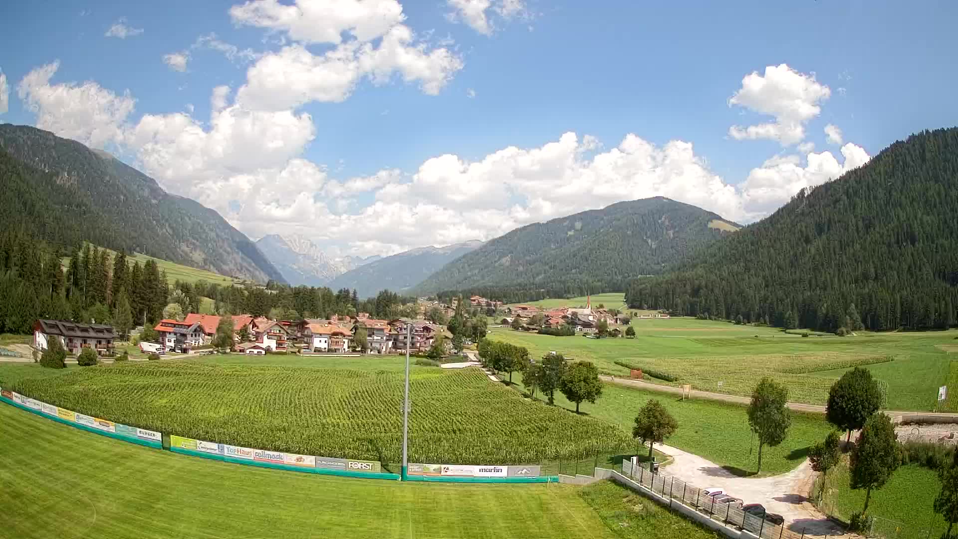 Webcam Rasun di Sotto / Plan de Corones – Vista live dalla Val Anterselva
