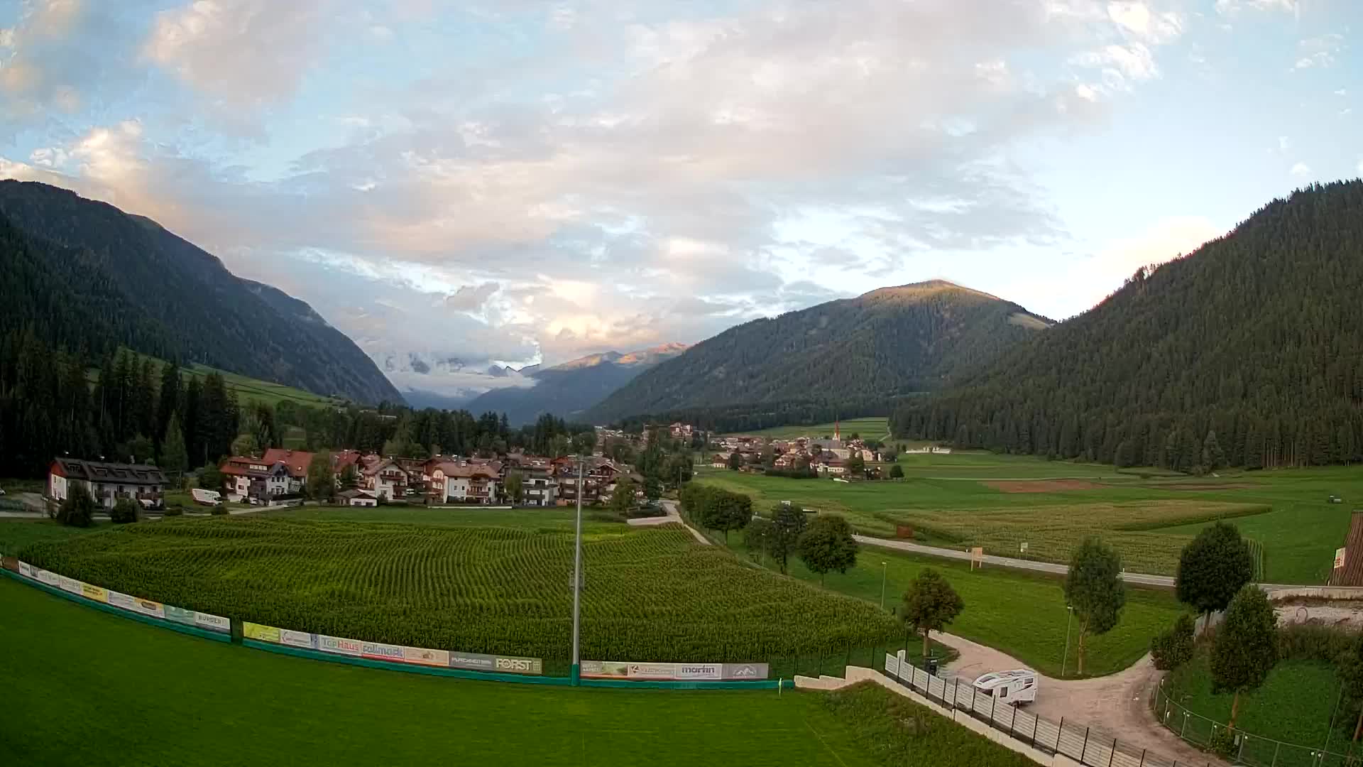Webcam Rasun di Sotto / Plan de Corones – Vista live dalla Val Anterselva