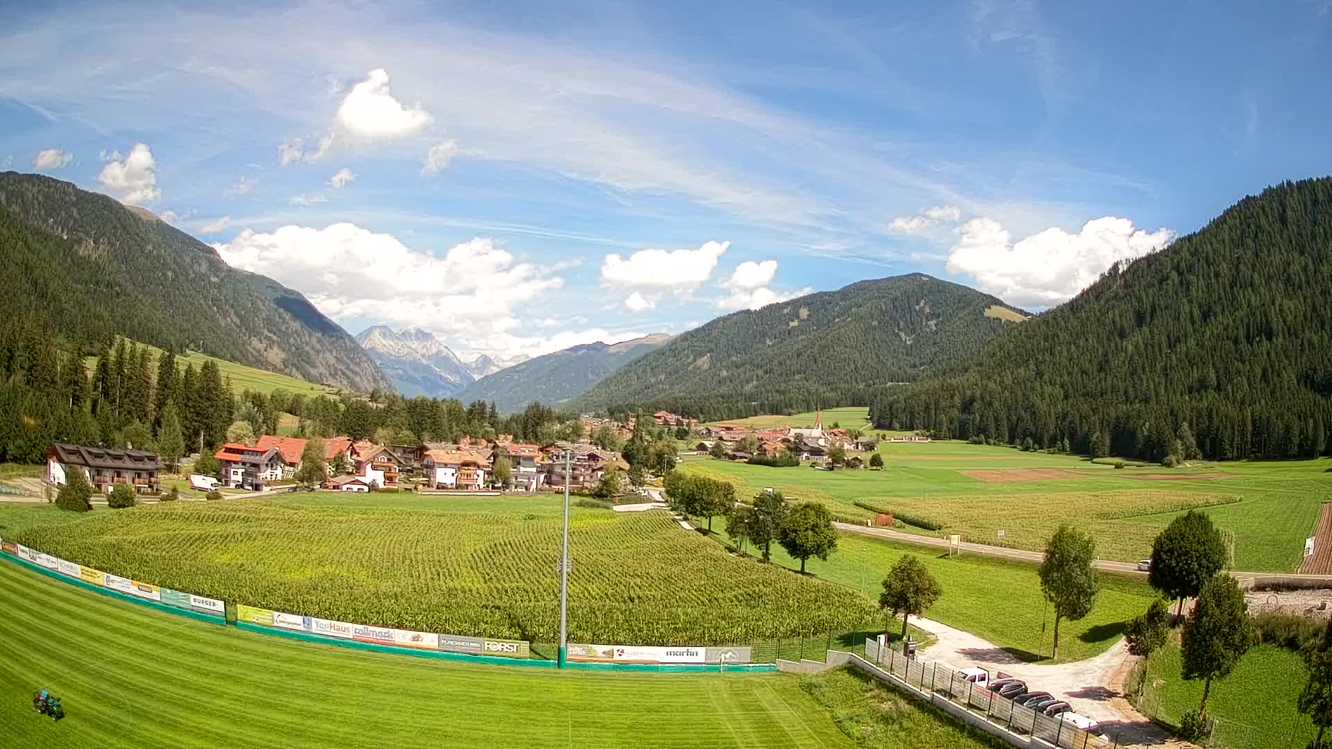 Webcam Rasun di Sotto / Plan de Corones – Vista live dalla Val Anterselva