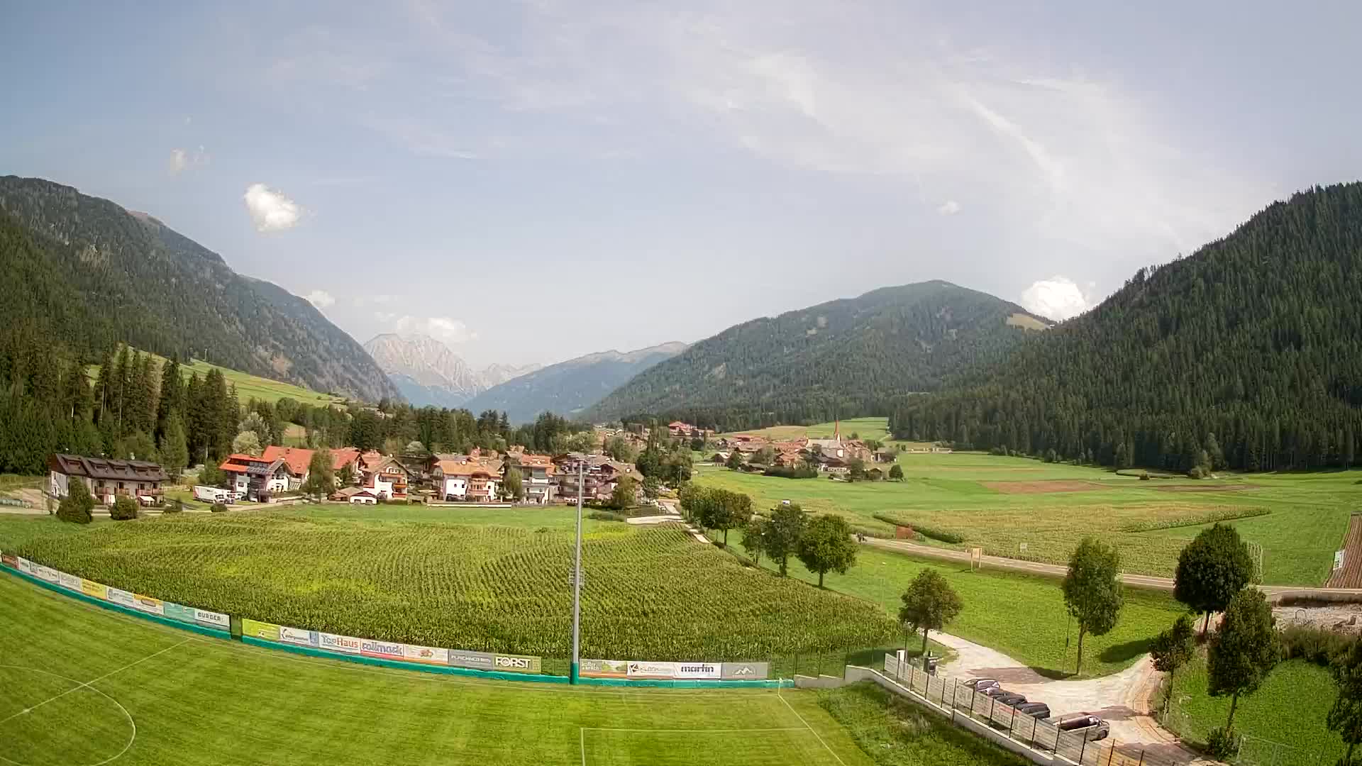 Webcam Rasun di Sotto / Plan de Corones – Vista live dalla Val Anterselva