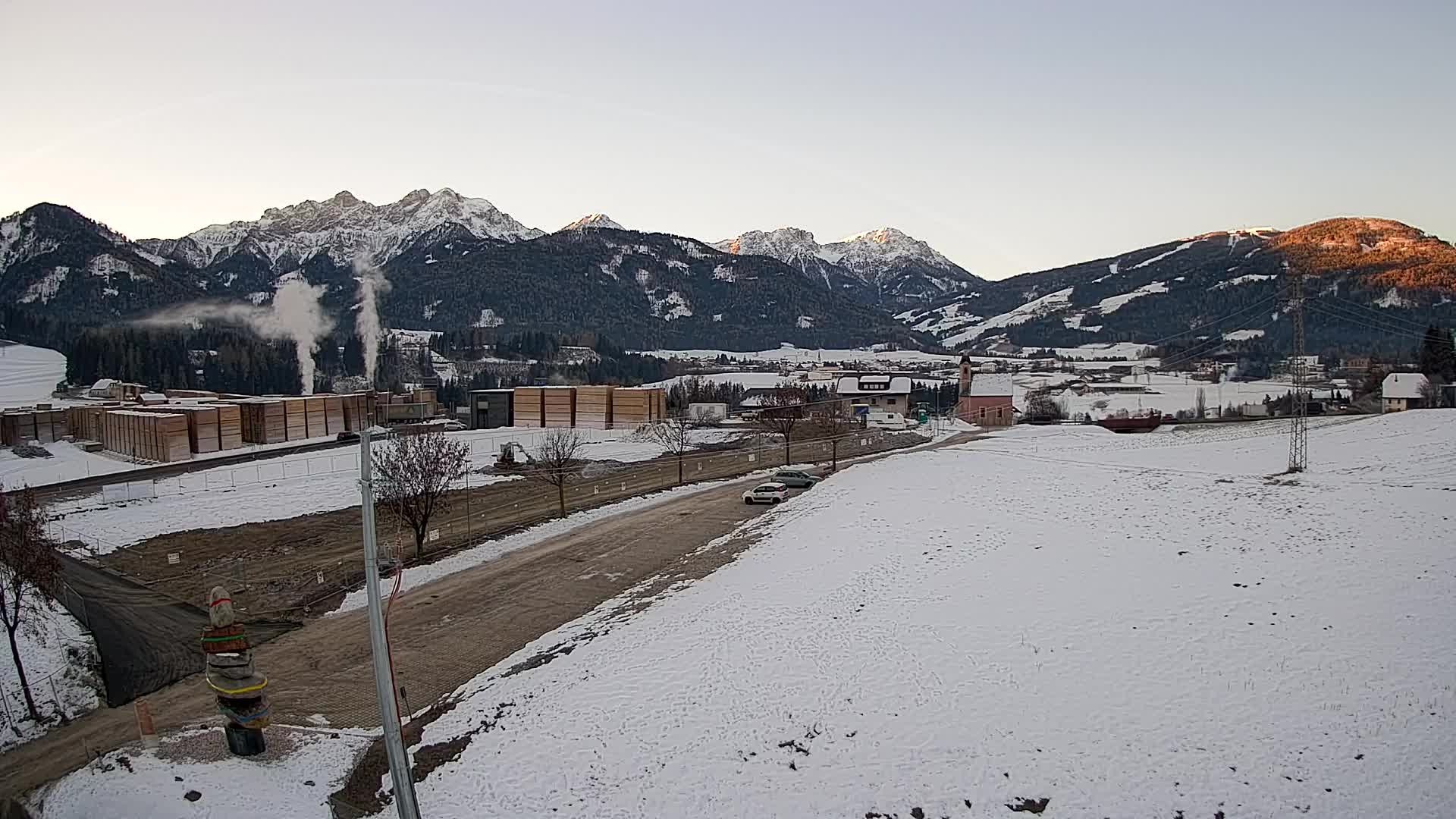 Webcam Rasun / Plan de Corones – Vista live dalla Valle di Anterselva