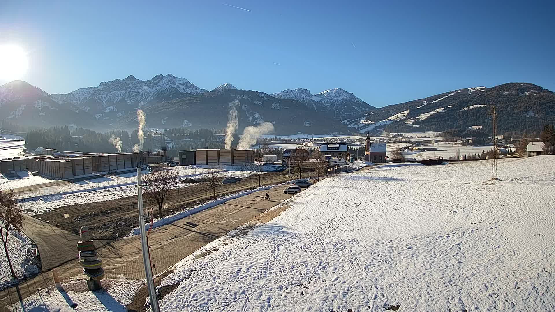 Webcam Rasun / Plan de Corones – Vista live dalla Valle di Anterselva