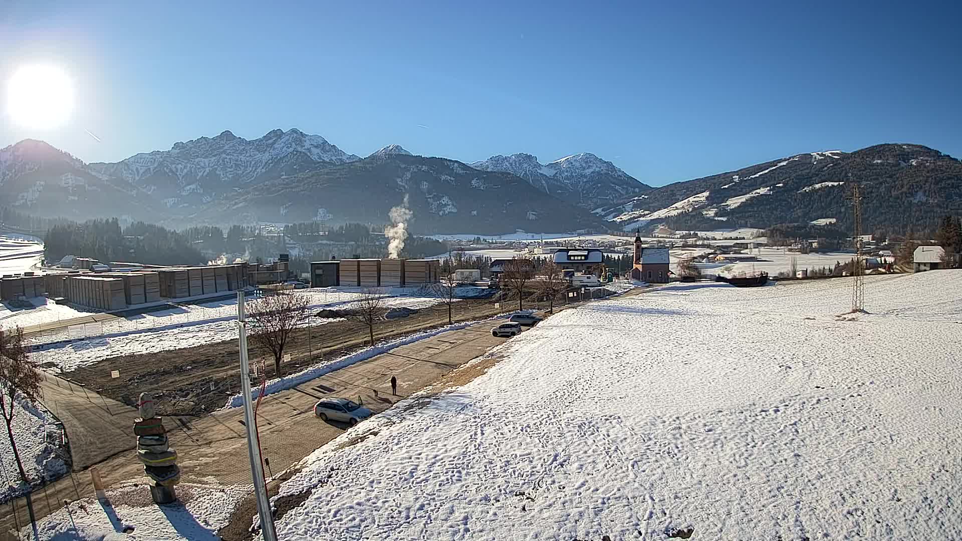 Webcam Rasun / Plan de Corones – Vista live dalla Valle di Anterselva