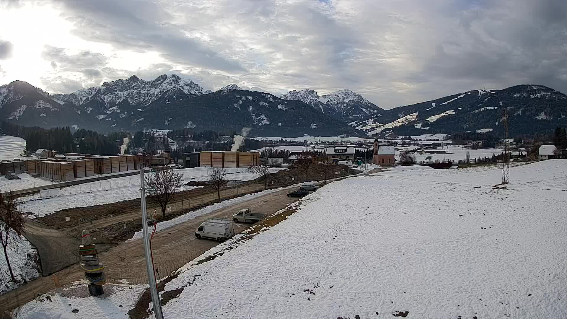 Webcam Rasun / Plan de Corones – Vista live dalla Valle di Anterselva