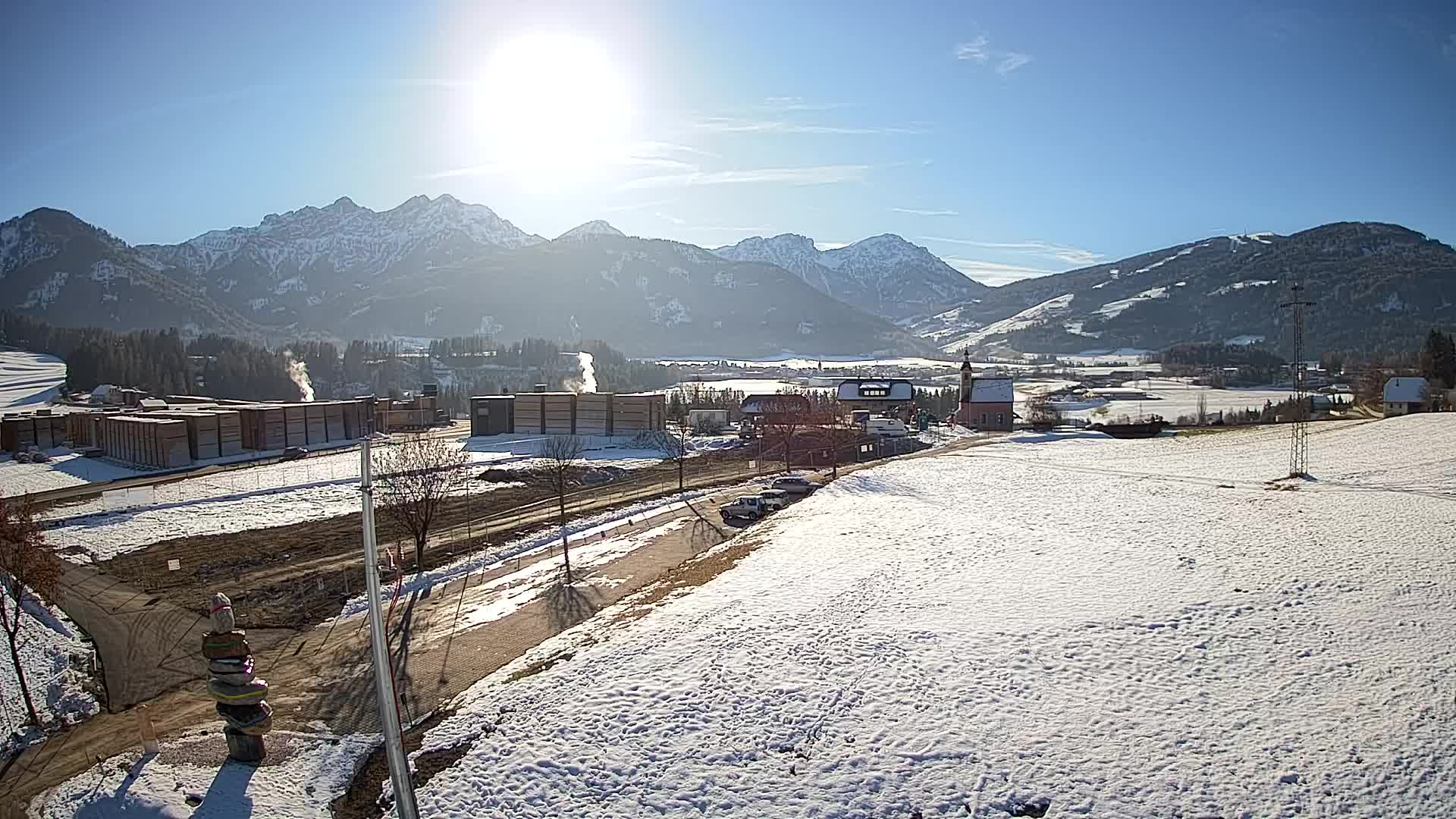 Webcam Rasun / Plan de Corones – Vista live dalla Valle di Anterselva