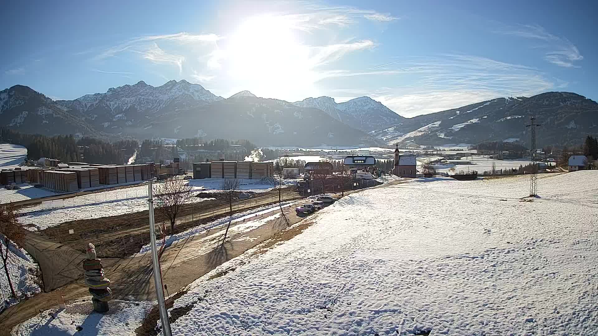 Webcam Rasun / Plan de Corones – Vista live dalla Valle di Anterselva