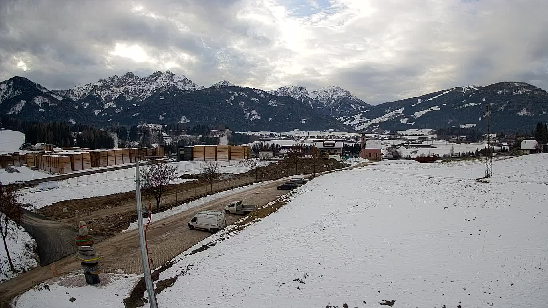 Webcam Rasun / Plan de Corones – Vista live dalla Valle di Anterselva