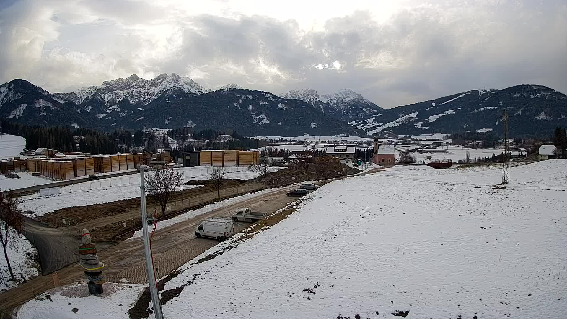 Webcam Rasun / Plan de Corones – Vista live dalla Valle di Anterselva