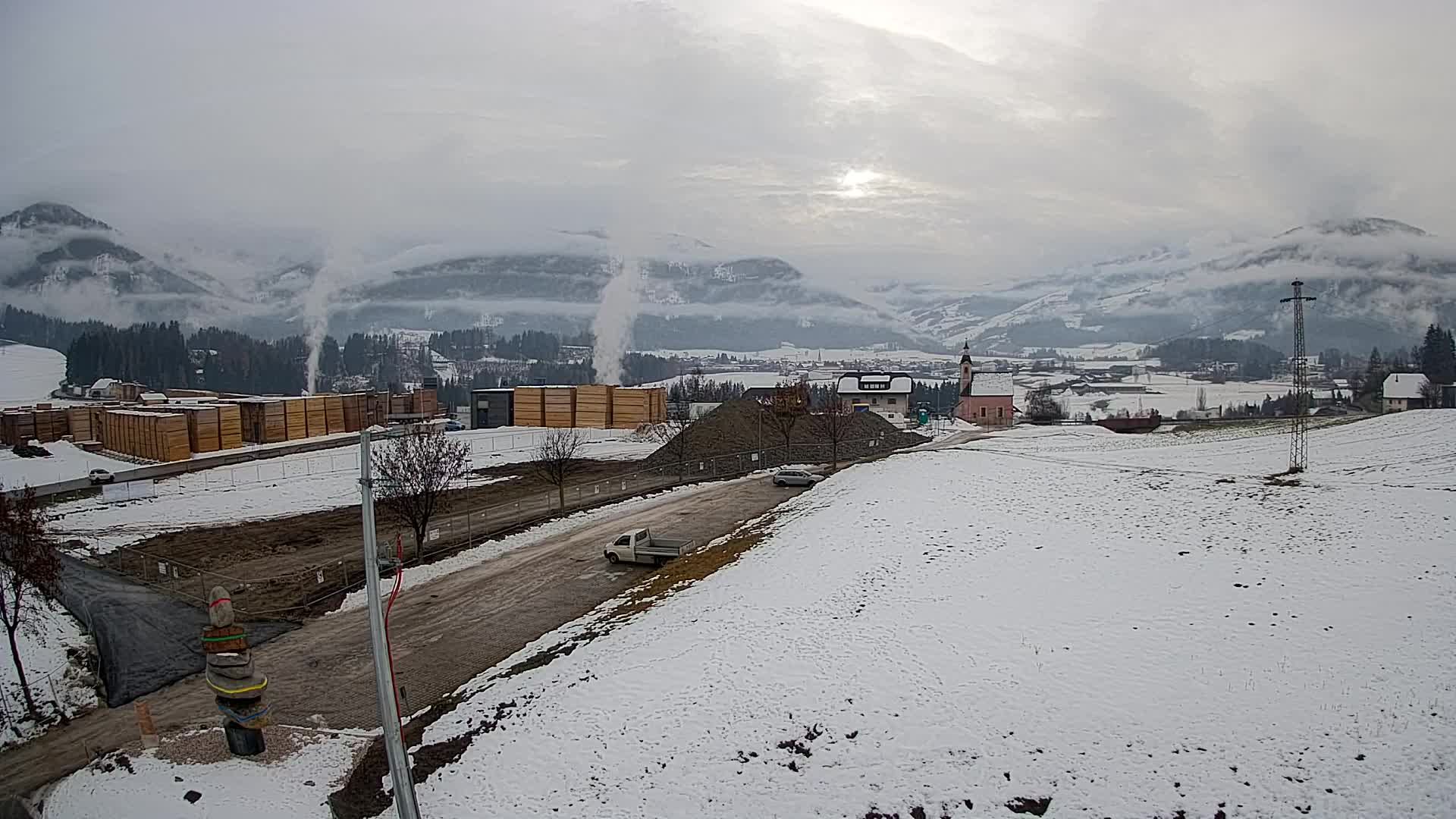 Webcam Rasun / Plan de Corones – Vista live dalla Valle di Anterselva