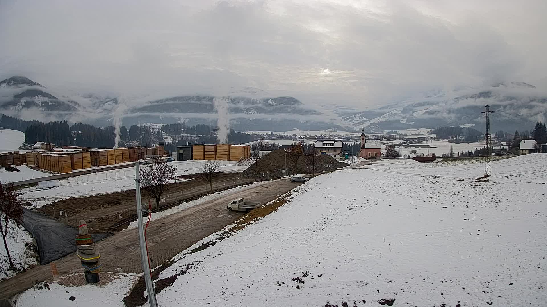 Webcam Rasun / Plan de Corones – Vista live dalla Valle di Anterselva