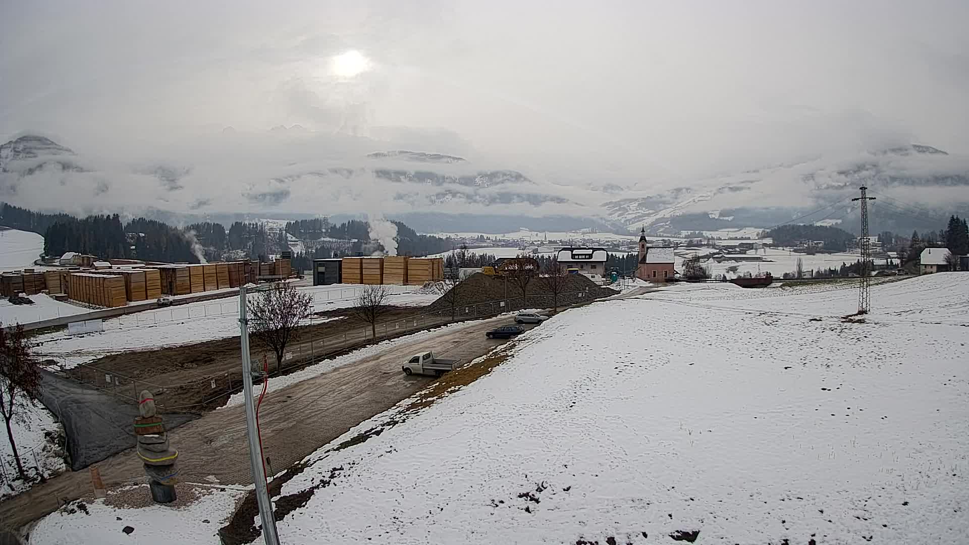 Webcam Rasun / Plan de Corones – Vista live dalla Valle di Anterselva