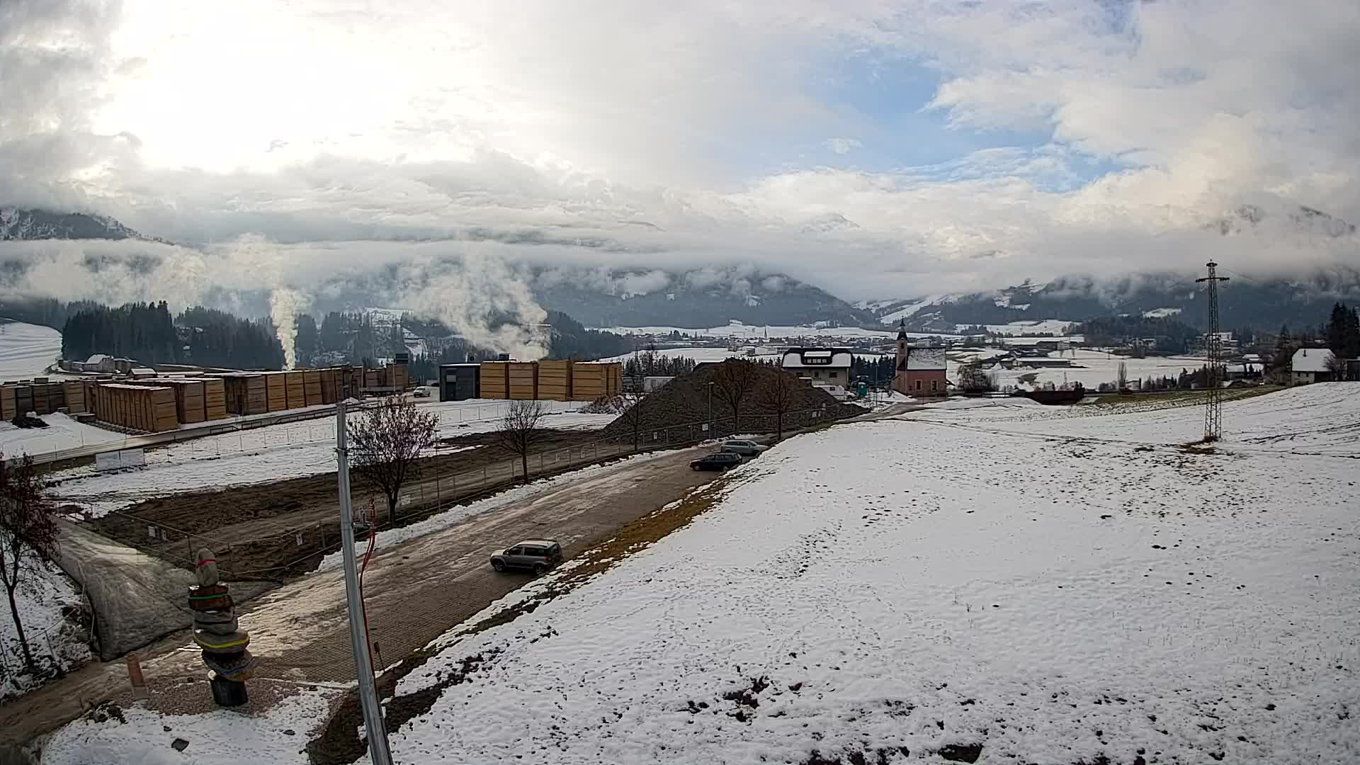 Webcam Rasun / Plan de Corones – Vista live dalla Valle di Anterselva