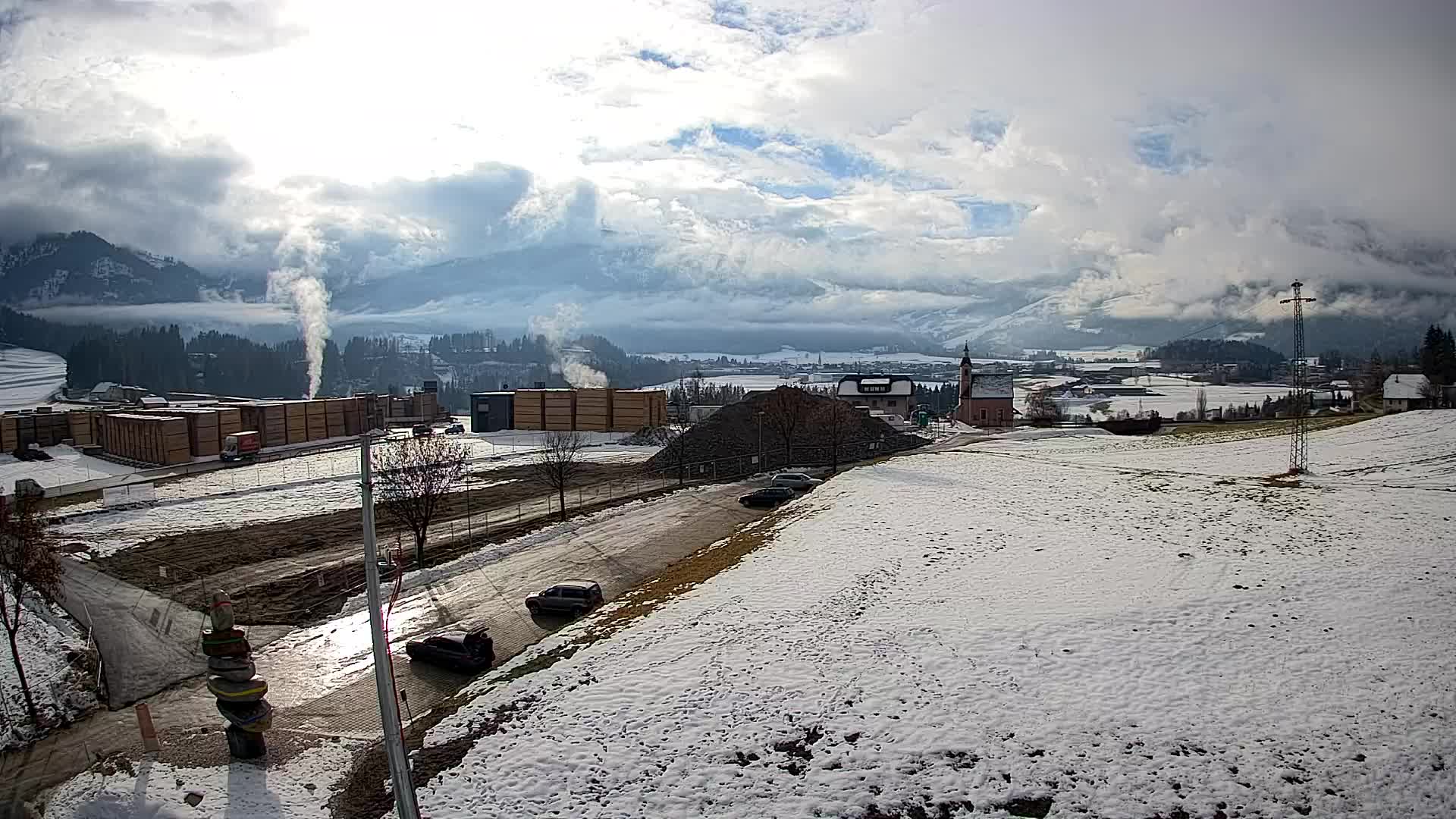 Webcam Rasun / Plan de Corones – Vista live dalla Valle di Anterselva